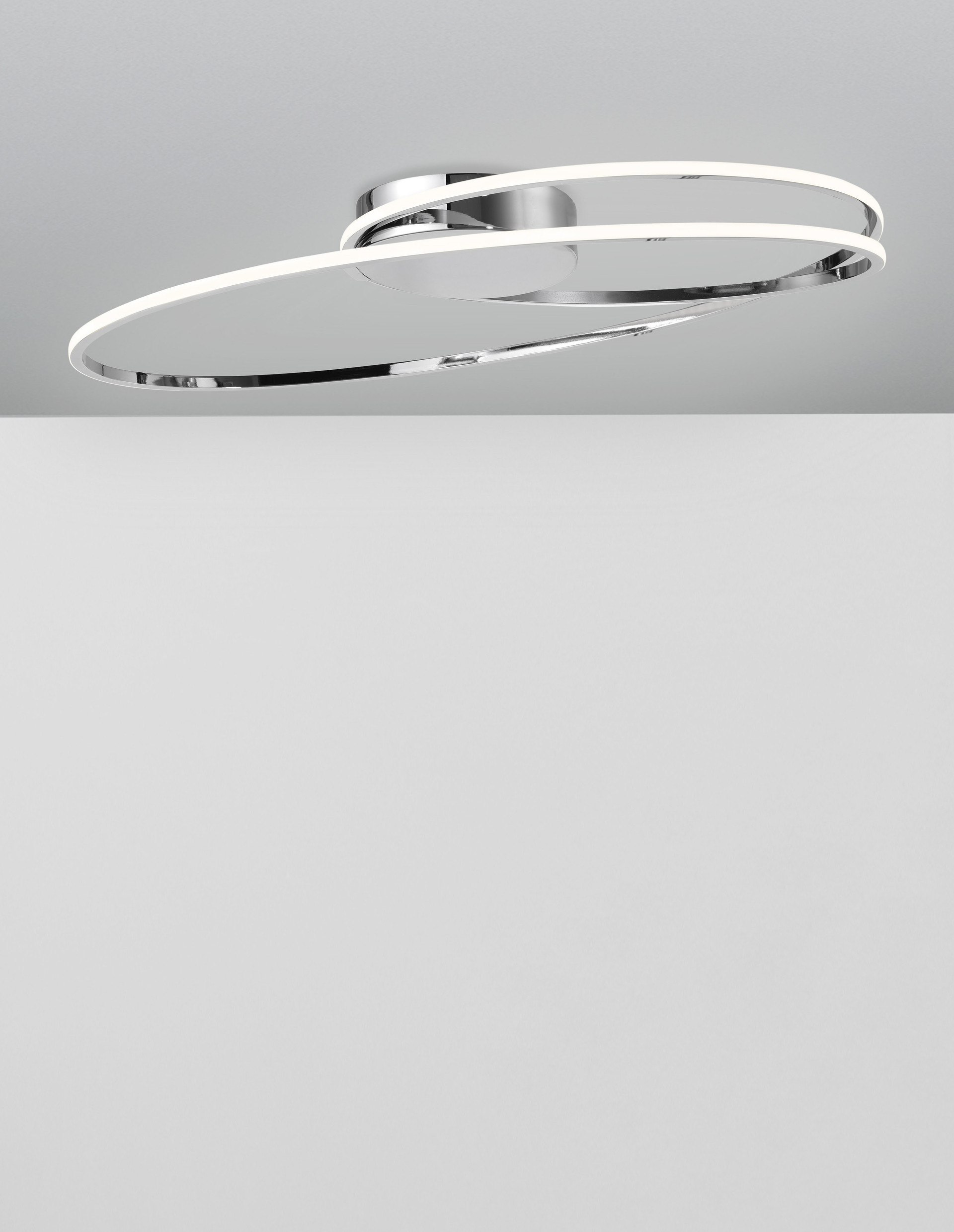 Plafon nowoczesny Luces Exclusivas LANUS, chrom, LED 28 W 3000 K, Ø 60 cm – LE41662 - obrazek 4