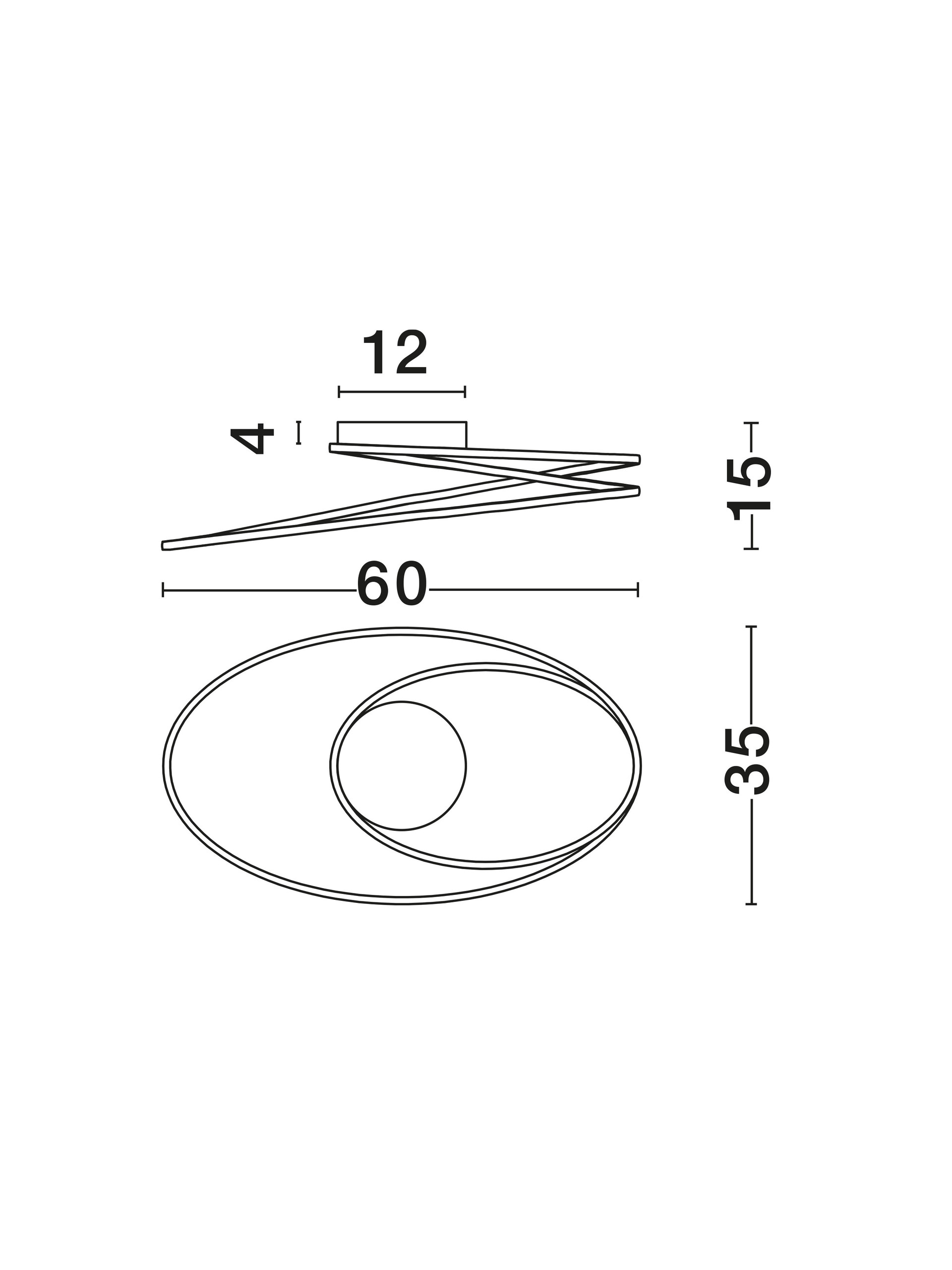 Plafon nowoczesny Luces Exclusivas LANUS, chrom, LED 28 W 3000 K, Ø 60 cm – LE41662 - obrazek 7