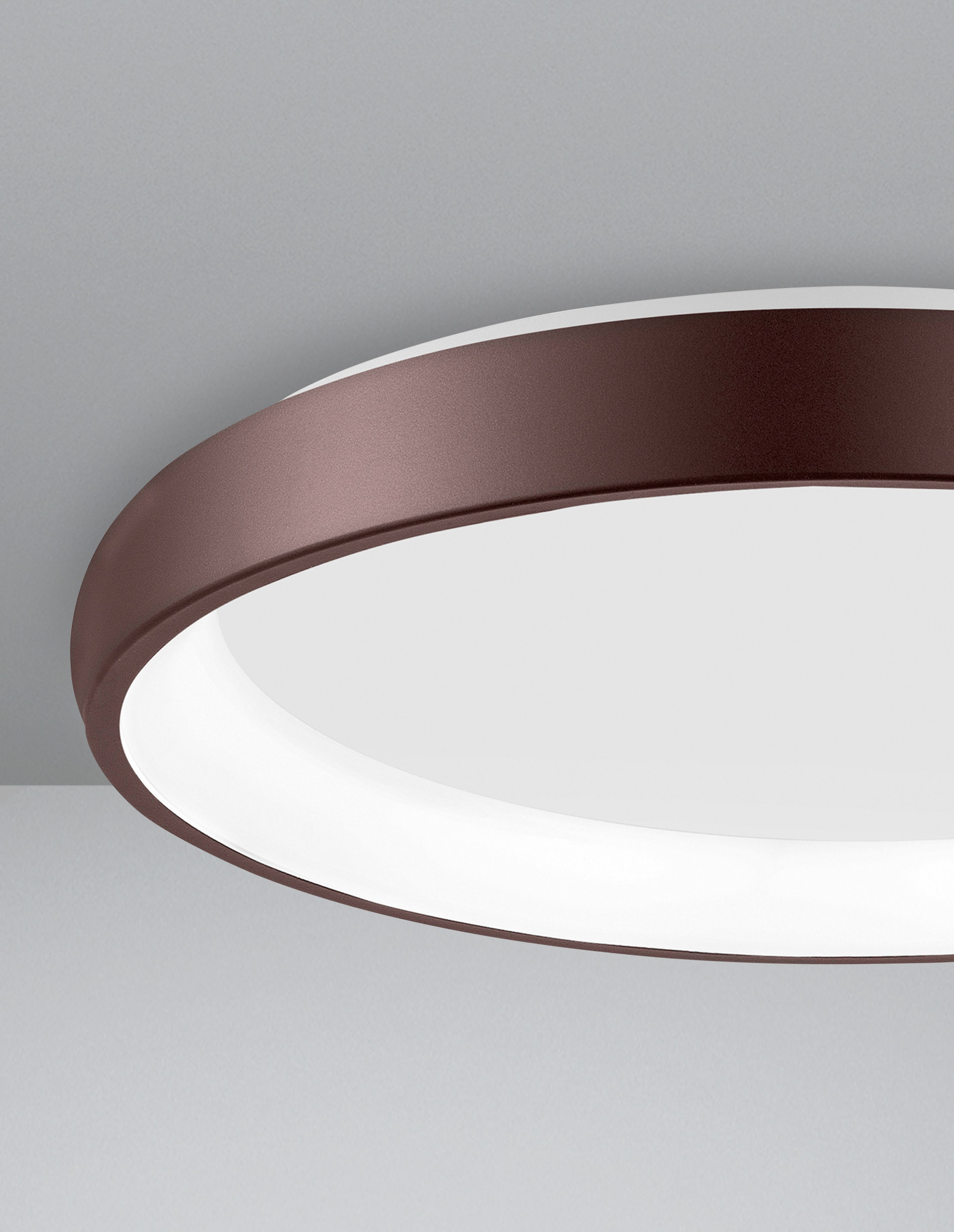 Plafon nowoczesny Luces Exclusivas TOLU, brązowy, LED 50 W 3000 K, Ø 60 cm – LE41504 - obrazek 3