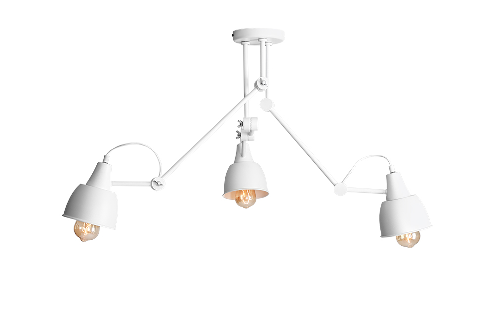 Plafon industrialny Aldex AIDA 3 814PL_E biały 3×E27