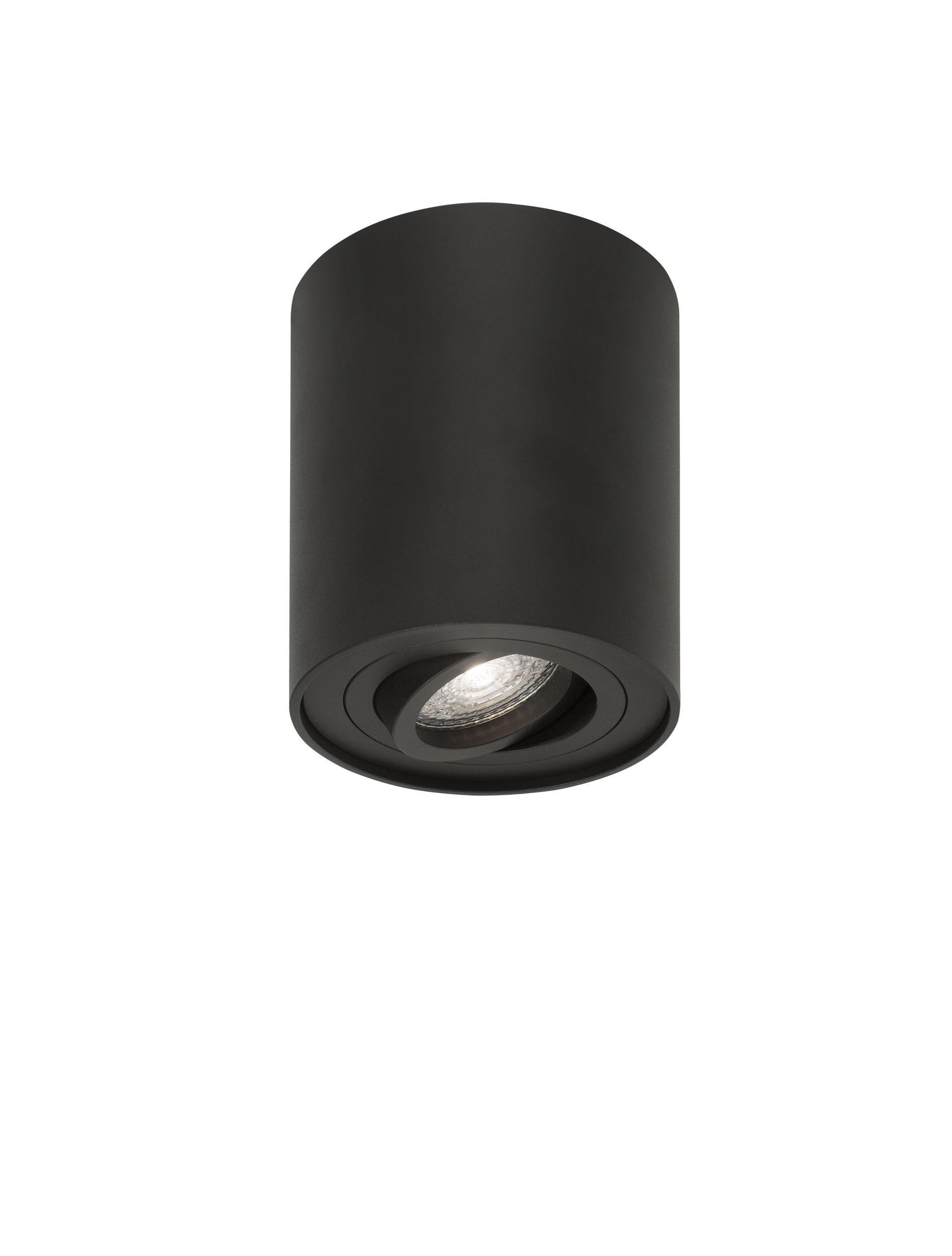 Reflektor sufitowy minimalistyczny Luces Exclusivas CARRIZAL, czarny, 1 × GU10, Ø 9,6 cm – LE61429 - obrazek 2