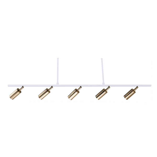 Lampa wisząca Antigo HUSA – biała, 5 × GU10 – 8340