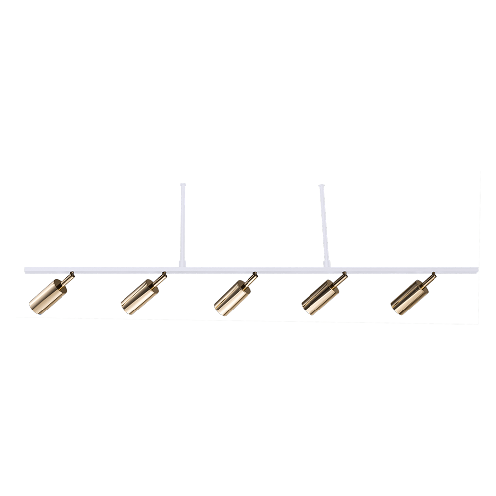 Lampa wisząca Antigo HUSA – biała, 5 × GU10 – 8340