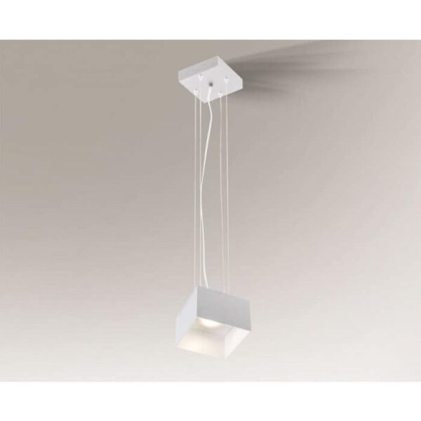 Lampa wisząca nowoczesna Antigo KONAN – biała, 1 × GX53 – 7659