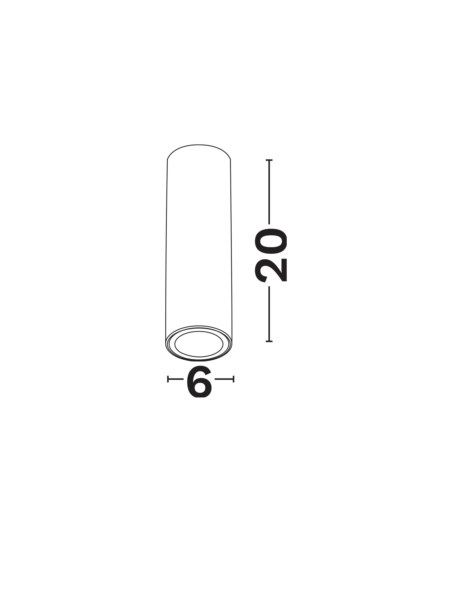 Reflektor sufitowy minimalistyczny Luces Exclusivas CARTANAL, czarny, 1 × GU10, Ø 6 cm – LE61435 - obrazek 2