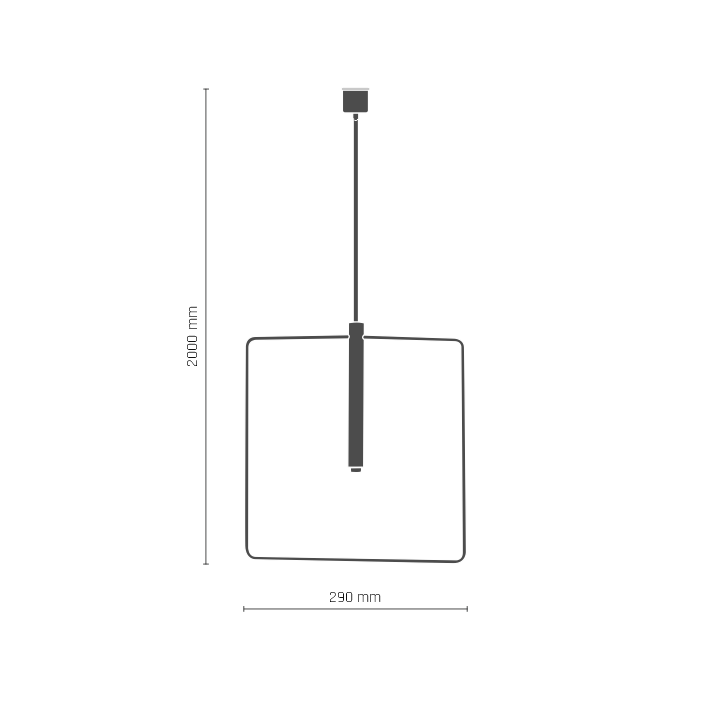 Lampa wisząca nowoczesna Antigo FARO – 1 × G9 – 8289 - obrazek 2