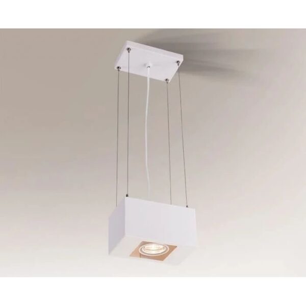 Lampa wisząca Antigo SETO – biała, 1 × GU10 – 5502/GU10/BI