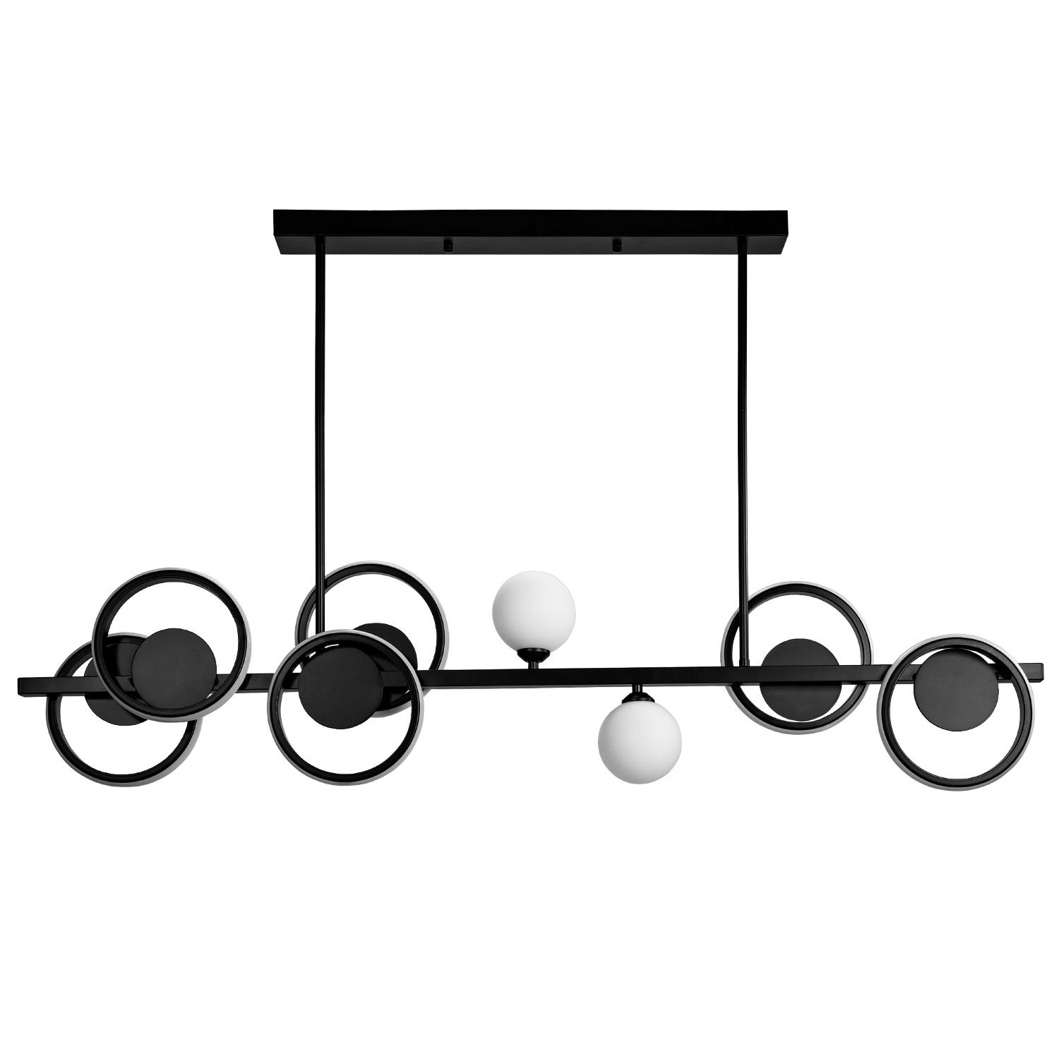 Lampa sufitowa LED APP1199-CP Czarna