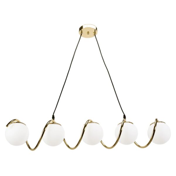 LAMPA SUFITOWA WISZĄCA GOLD APP1780-5CP