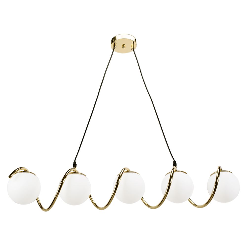 LAMPA SUFITOWA WISZĄCA GOLD APP1780-5CP