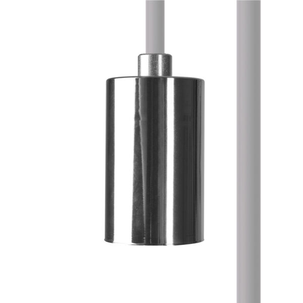 Zawieszenie z oprawką CAMELEON E27 5 m 8644, białe / chrom – Nowodvorski Lighting