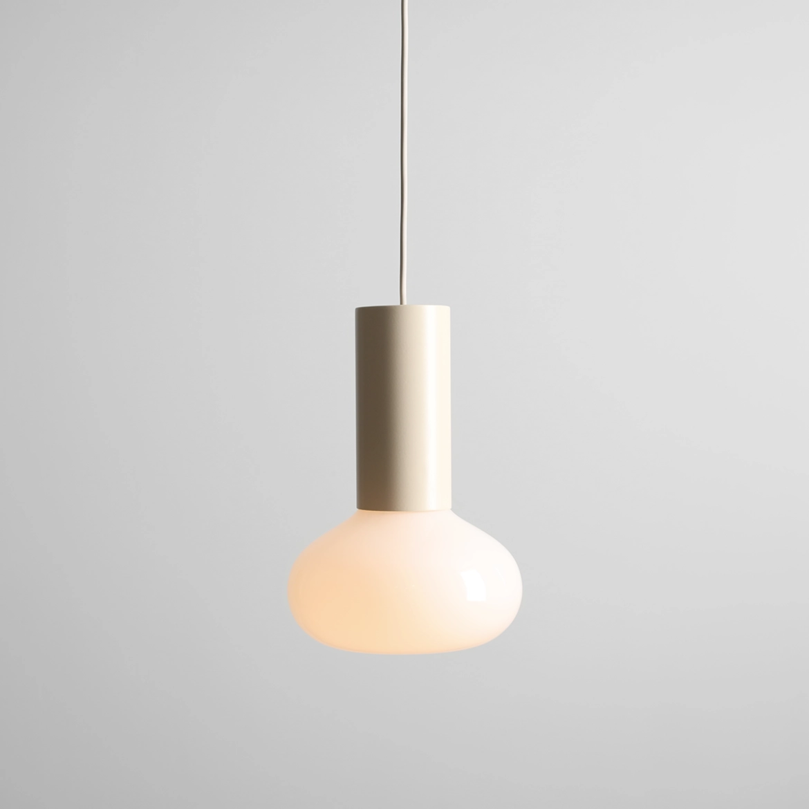 Lampa wisząca nowoczesna Aldex FLO S 7000G9_S kremowa 1×E14 - obrazek 4