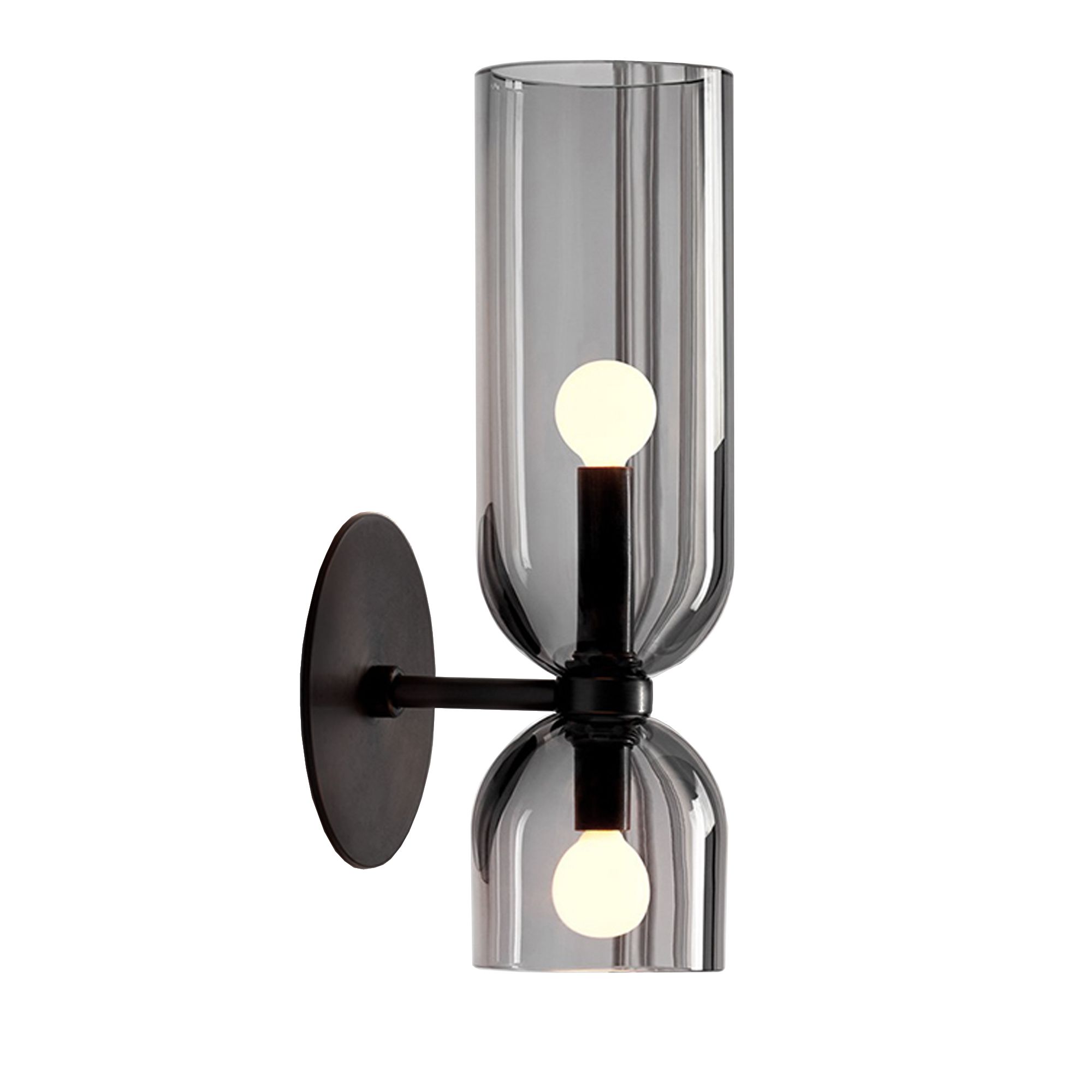 LAMPA ŚCIENNA KINKIET APP1208-2W Czarna