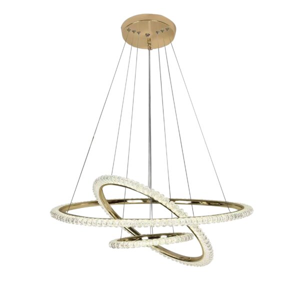 LAMPA WISZĄCA LED G036-CP ZŁOTA