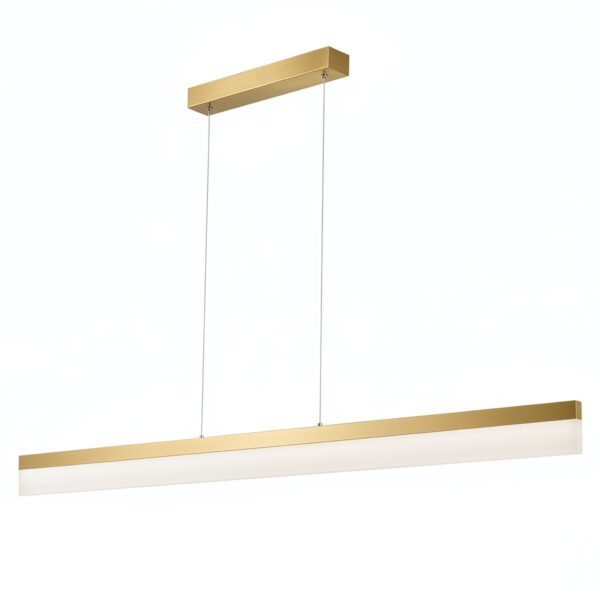 Lampa wisząca LED APP1694-CP 120 cm Złota Szczotkowana