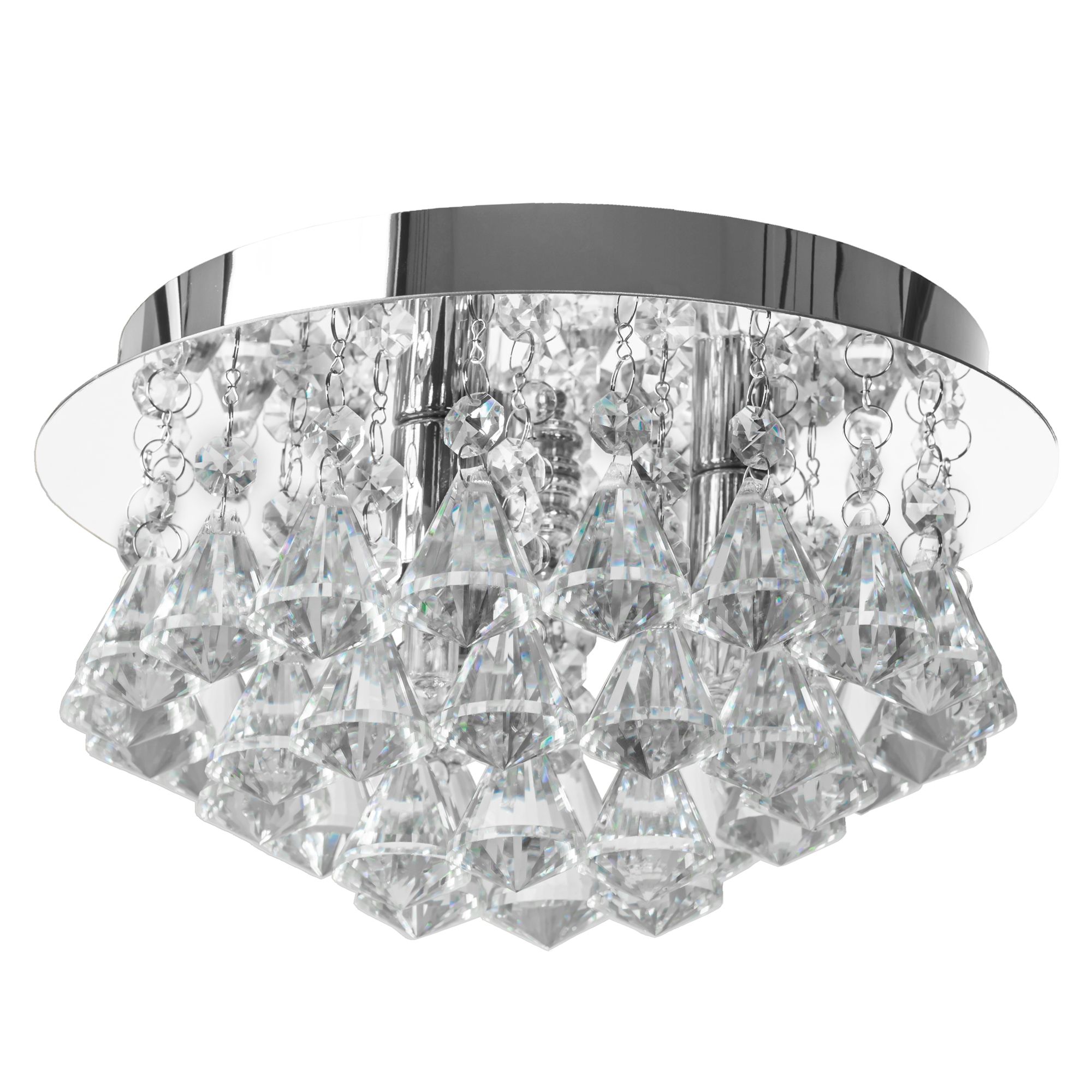 LAMPA KRYSZTAŁOWA PLAFON APP1039-3C CHROM