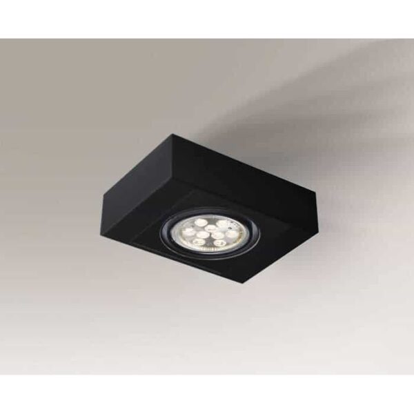 Lampa sufitowa nowoczesna Antigo KOGA H – czarna – 7119
