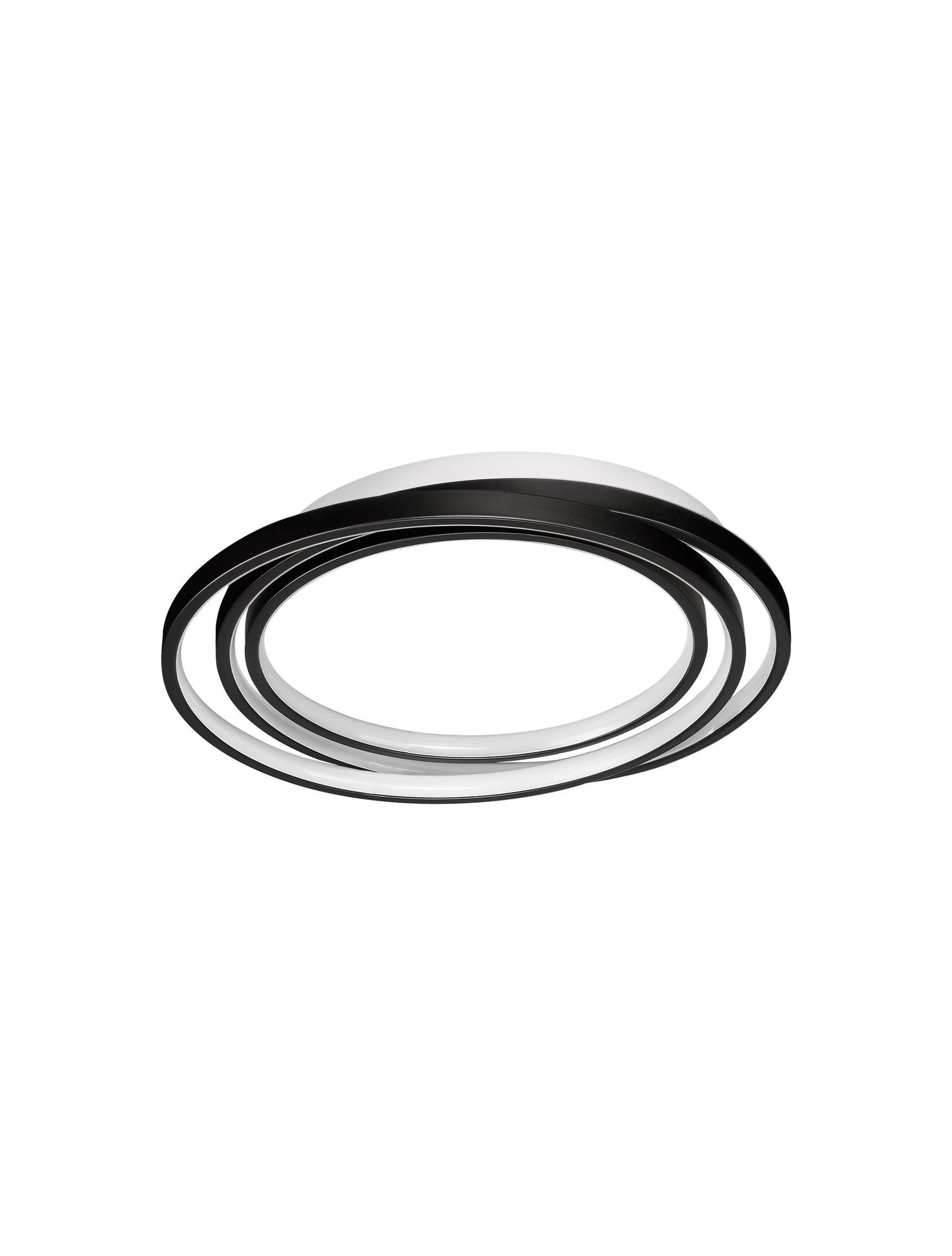 Lampa sufitowa / kinkiet minimalistyczna Luces Exclusivas TELVIRA, czarna, LED 27 W 3000 K, Ø 44 cm – LE45501 - obrazek 2