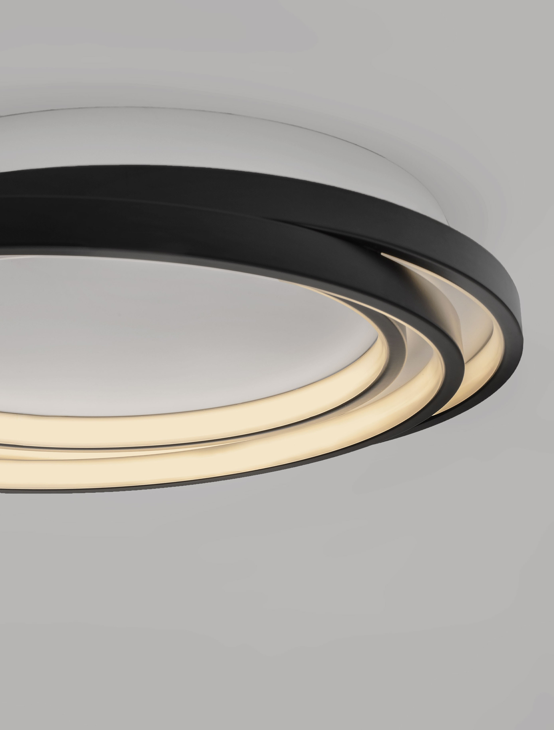Lampa sufitowa / kinkiet minimalistyczna Luces Exclusivas TELVIRA, czarna, LED 27 W 3000 K, Ø 44 cm – LE45501 - obrazek 7