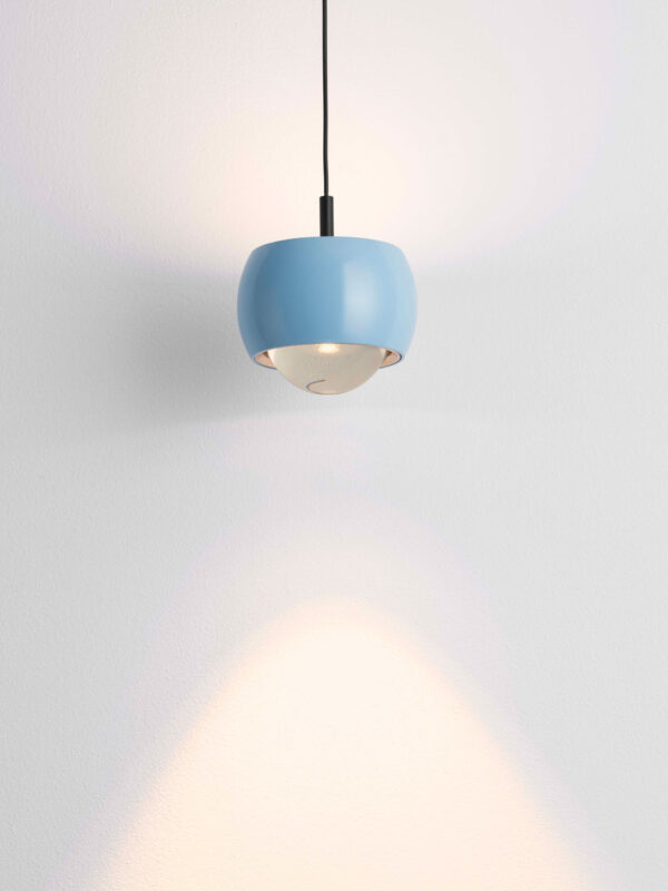 Lampa wisząca nowoczesna Luces Exclusivas LIMA, niebieska, LED 13 W 3000 K, Ø 9,6 cm – LE44283