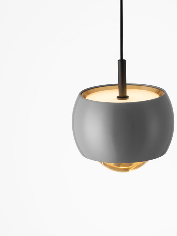 Lampa wisząca nowoczesna Luces Exclusivas LIMA, szara, LED 13 W 3000 K, Ø 9,6 cm – LE44284
