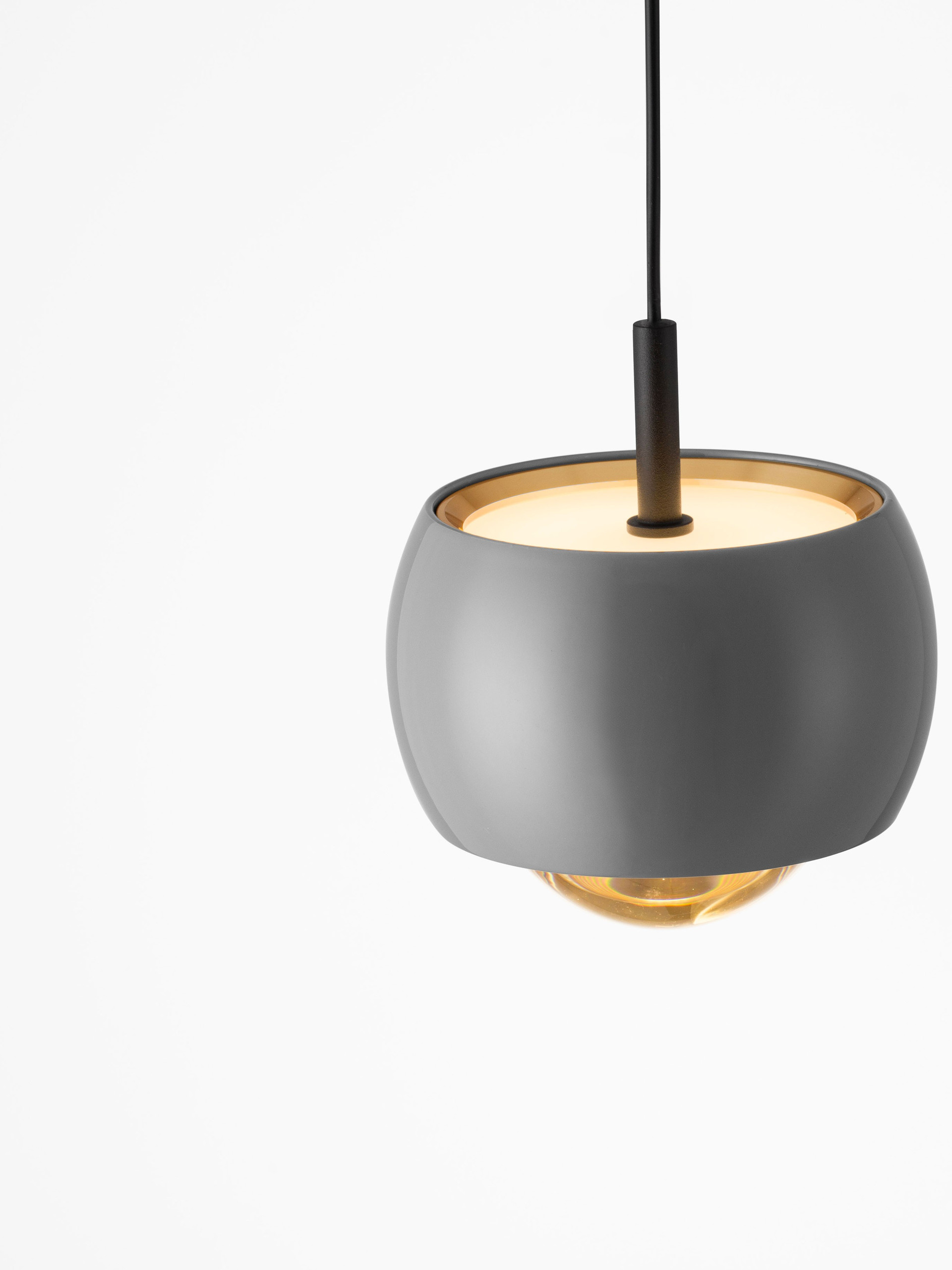 Lampa wisząca nowoczesna Luces Exclusivas LIMA, szara, LED 13 W 3000 K, Ø 9,6 cm – LE44284