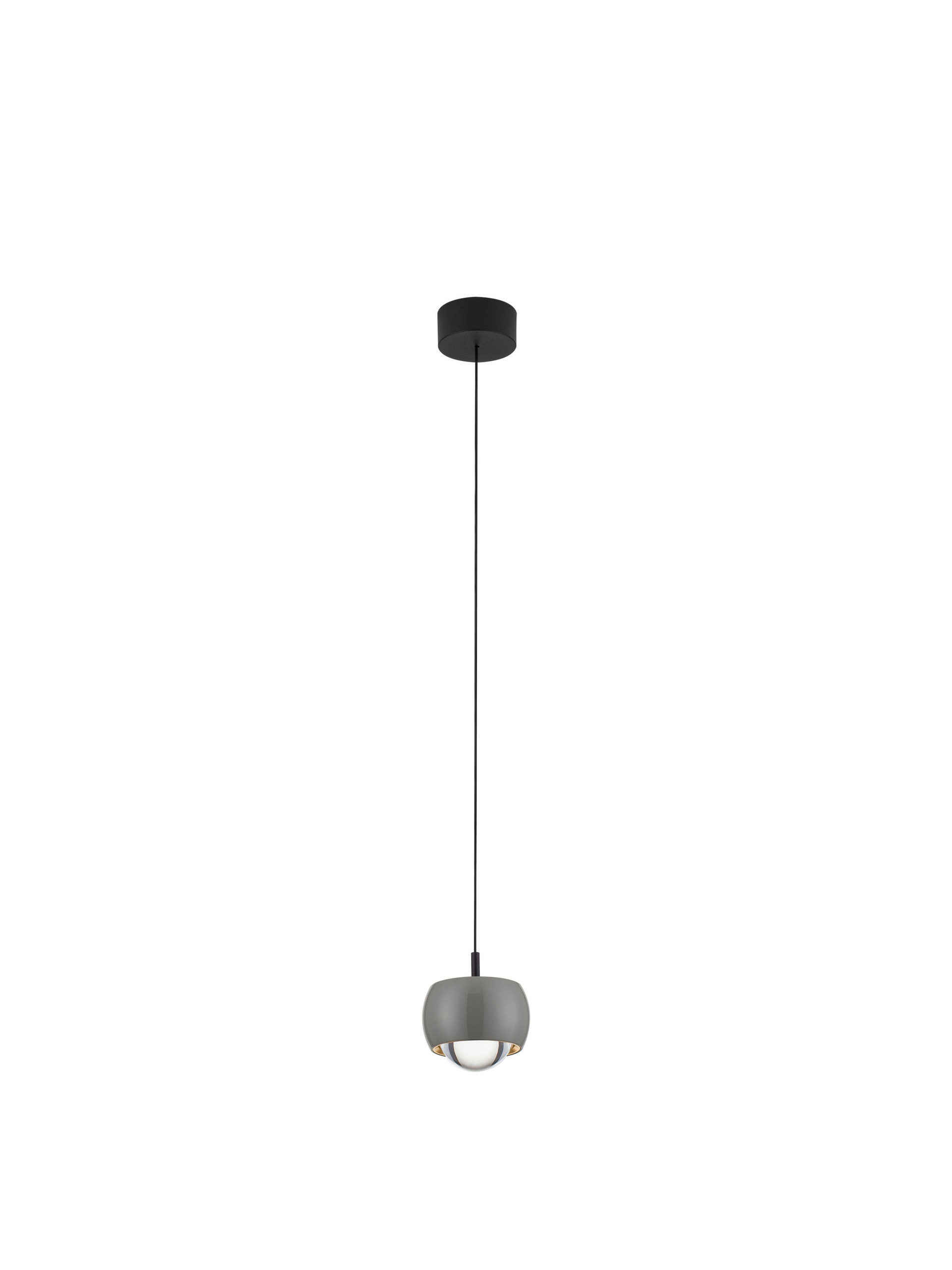Lampa wisząca nowoczesna Luces Exclusivas LIMA, szara, LED 13 W 3000 K, Ø 9,6 cm – LE44284 - obrazek 2