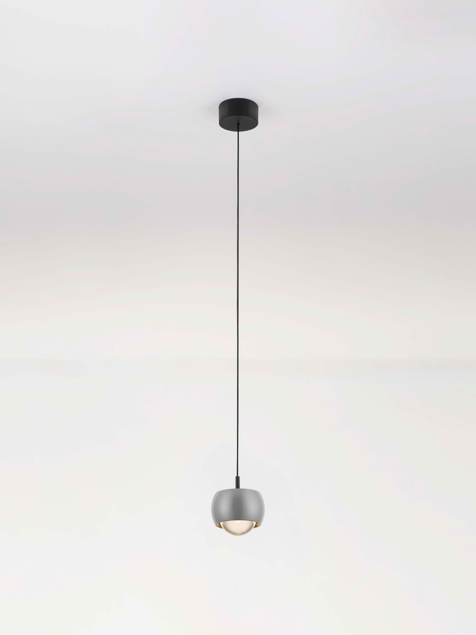 Lampa wisząca nowoczesna Luces Exclusivas LIMA, szara, LED 13 W 3000 K, Ø 9,6 cm – LE44284 - obrazek 4