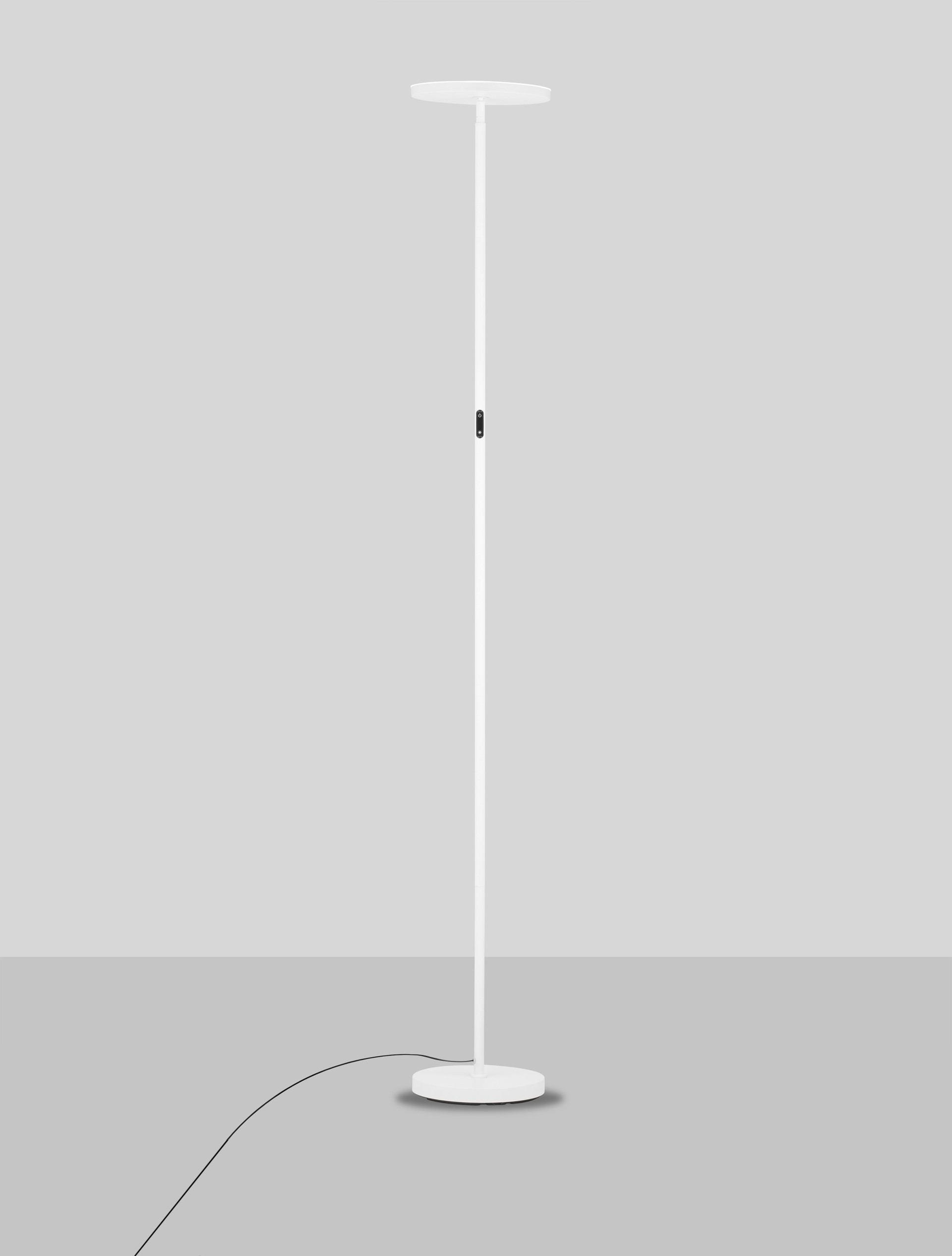 Lampa podłogowa nowoczesna Luces Exclusivas BUENA, biała, LED 30 W 3000 K, wys. 181 cm – LE44291 - obrazek 3