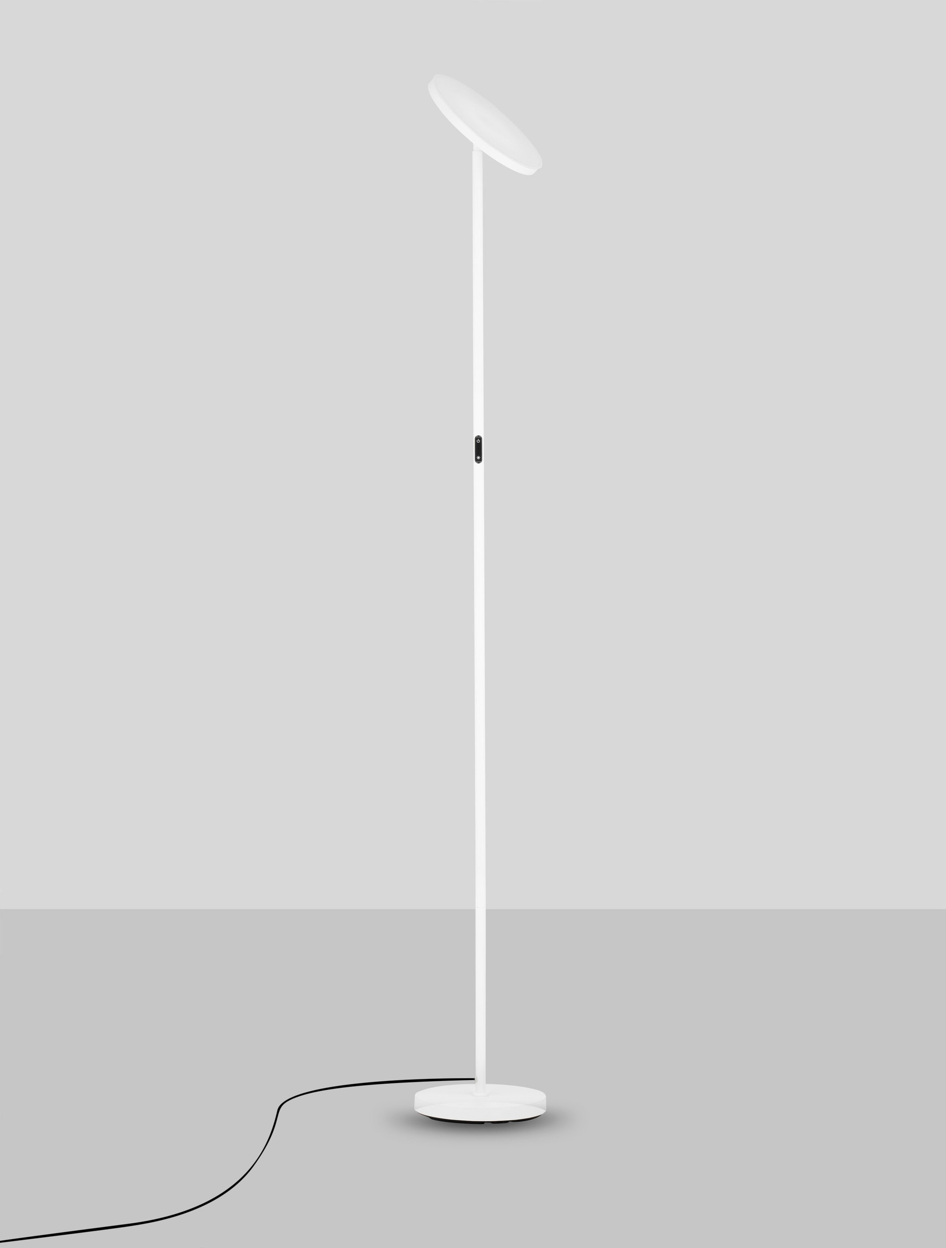 Lampa podłogowa nowoczesna Luces Exclusivas BUENA, biała, LED 30 W 3000 K, wys. 181 cm – LE44291 - obrazek 7
