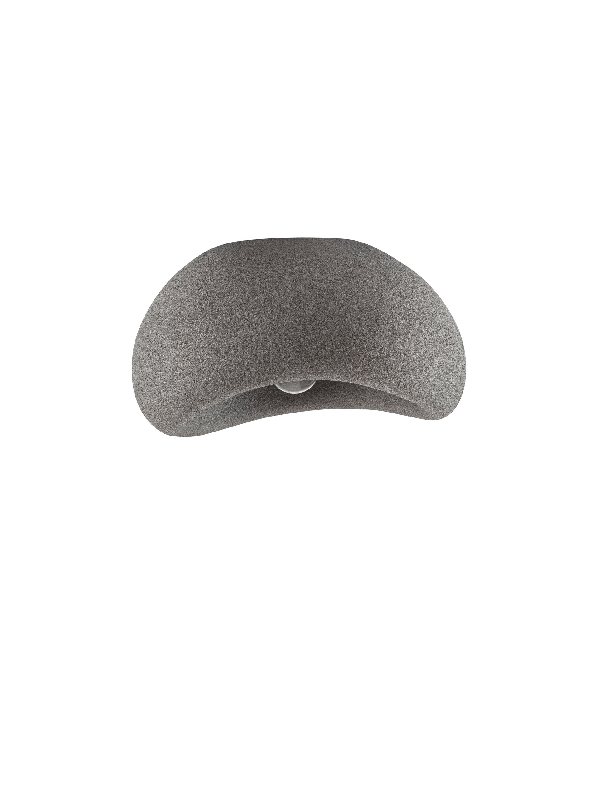 Plafon nowoczesny Luces Exclusivas PALINZA, szary, 1 × E27, Ø 40 cm – LE45328 - obrazek 2