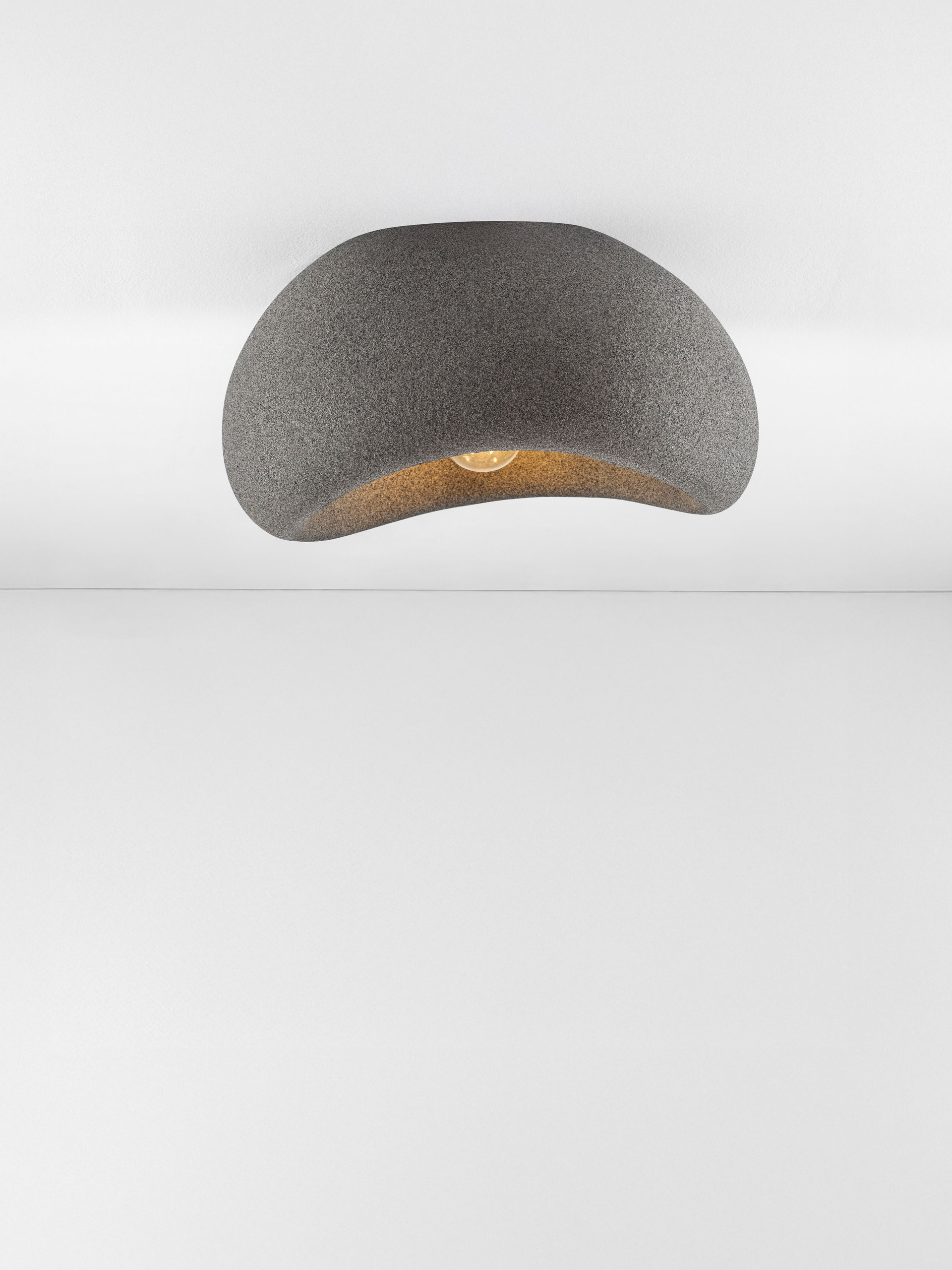 Plafon nowoczesny Luces Exclusivas PALINZA, szary, 1 × E27, Ø 40 cm – LE45328 - obrazek 4