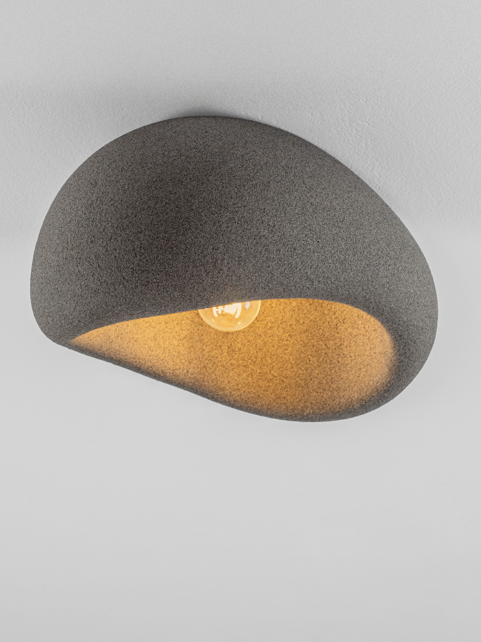 Plafon nowoczesny Luces Exclusivas PALINZA, szary, 1 × E27, Ø 40 cm – LE45328 - obrazek 5