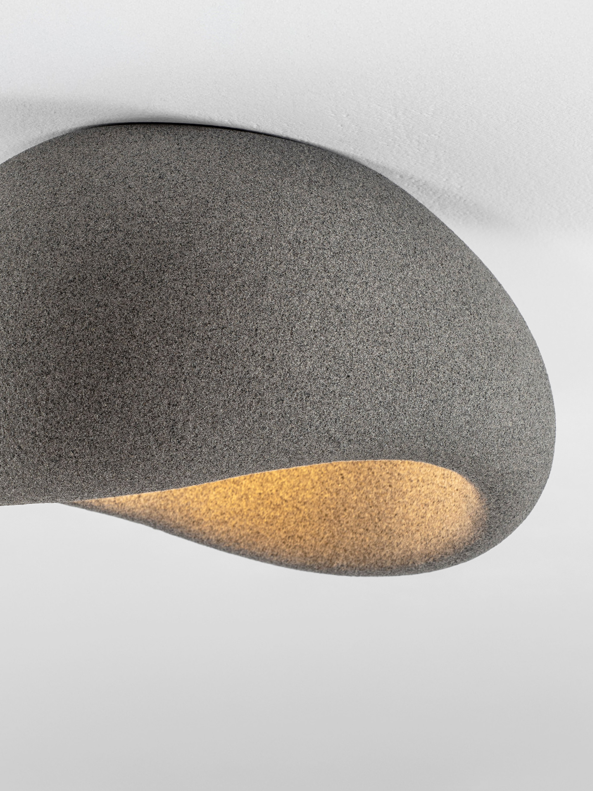 Plafon nowoczesny Luces Exclusivas PALINZA, szary, 1 × E27, Ø 40 cm – LE45328 - obrazek 6