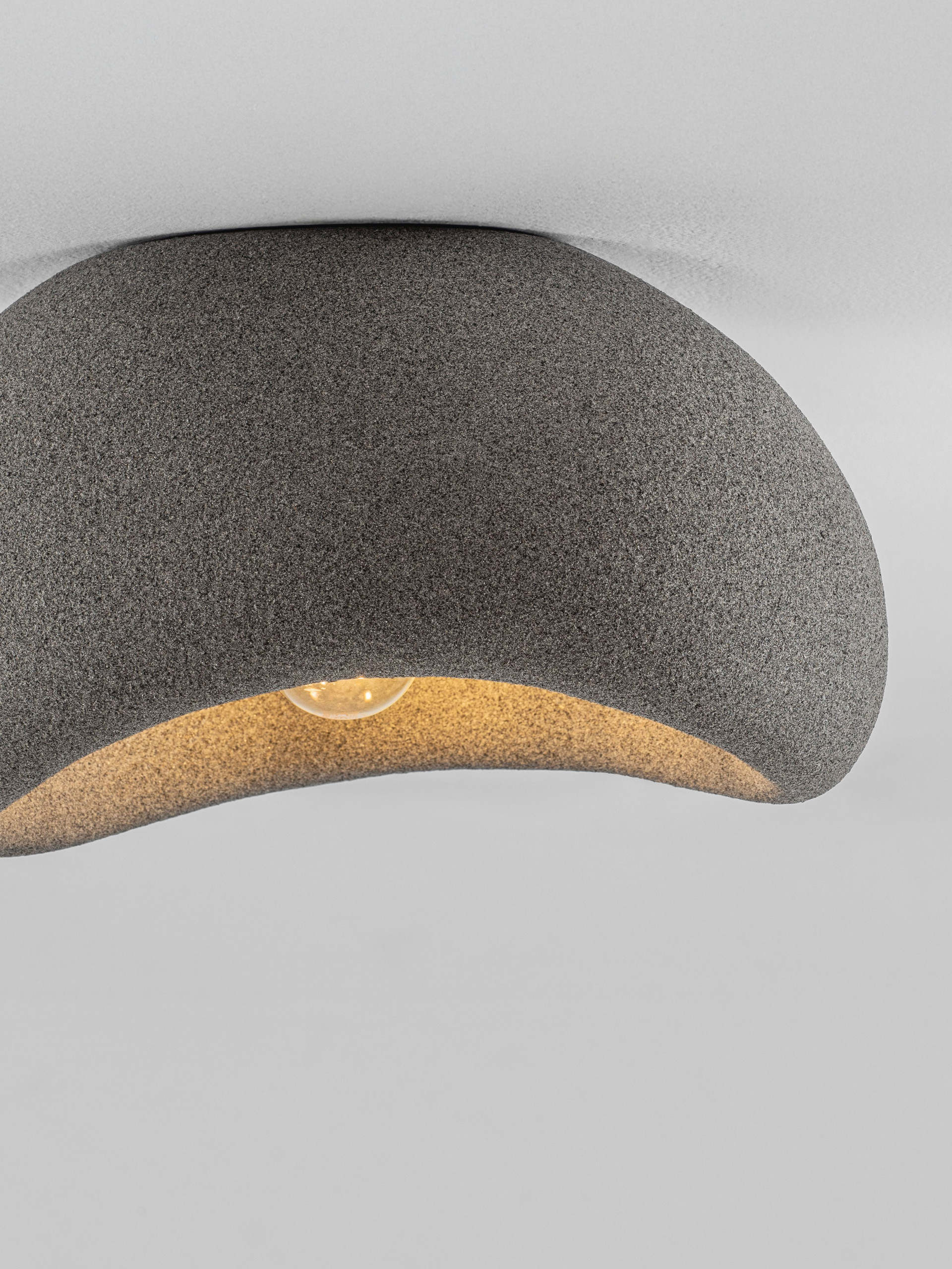 Plafon nowoczesny Luces Exclusivas PALINZA, szary, 1 × E27, Ø 40 cm – LE45328 - obrazek 7