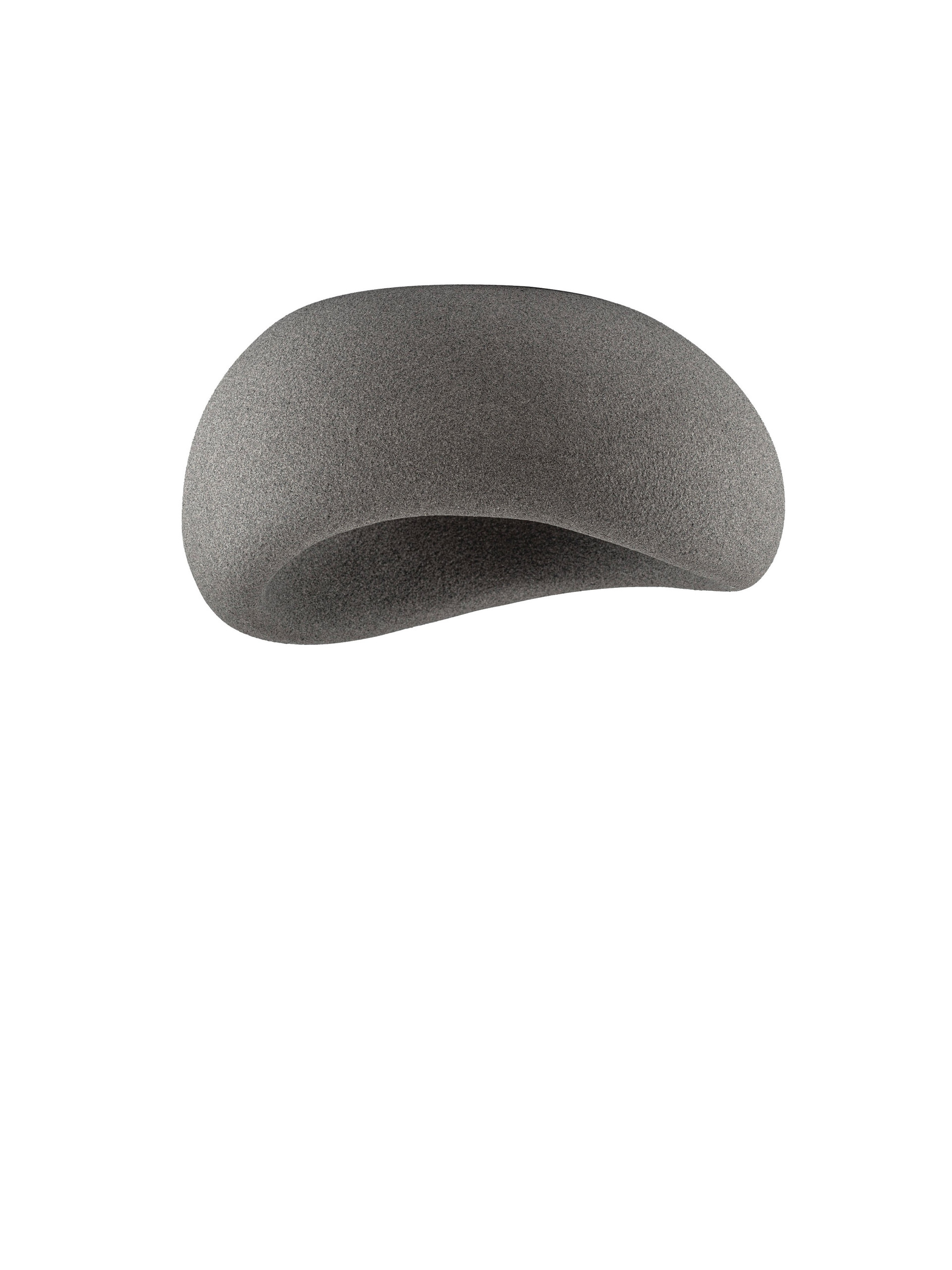 Plafon nowoczesny Luces Exclusivas PALINZA, szary, 1 × E27, szer. 40 cm – LE45330 - obrazek 2