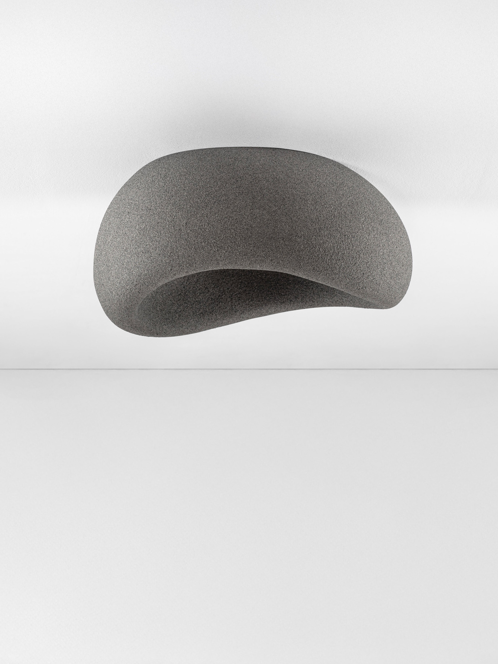 Plafon nowoczesny Luces Exclusivas PALINZA, szary, 1 × E27, szer. 40 cm – LE45330 - obrazek 3