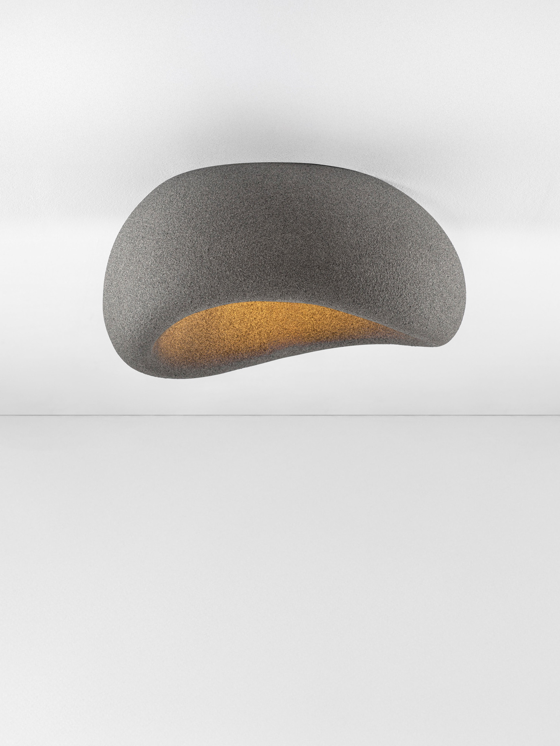 Plafon nowoczesny Luces Exclusivas PALINZA, szary, 1 × E27, szer. 40 cm – LE45330 - obrazek 4