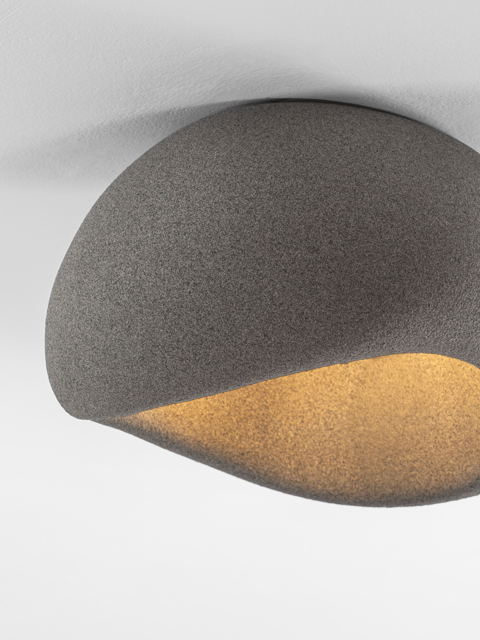 Plafon nowoczesny Luces Exclusivas PALINZA, szary, 1 × E27, szer. 40 cm – LE45330 - obrazek 6