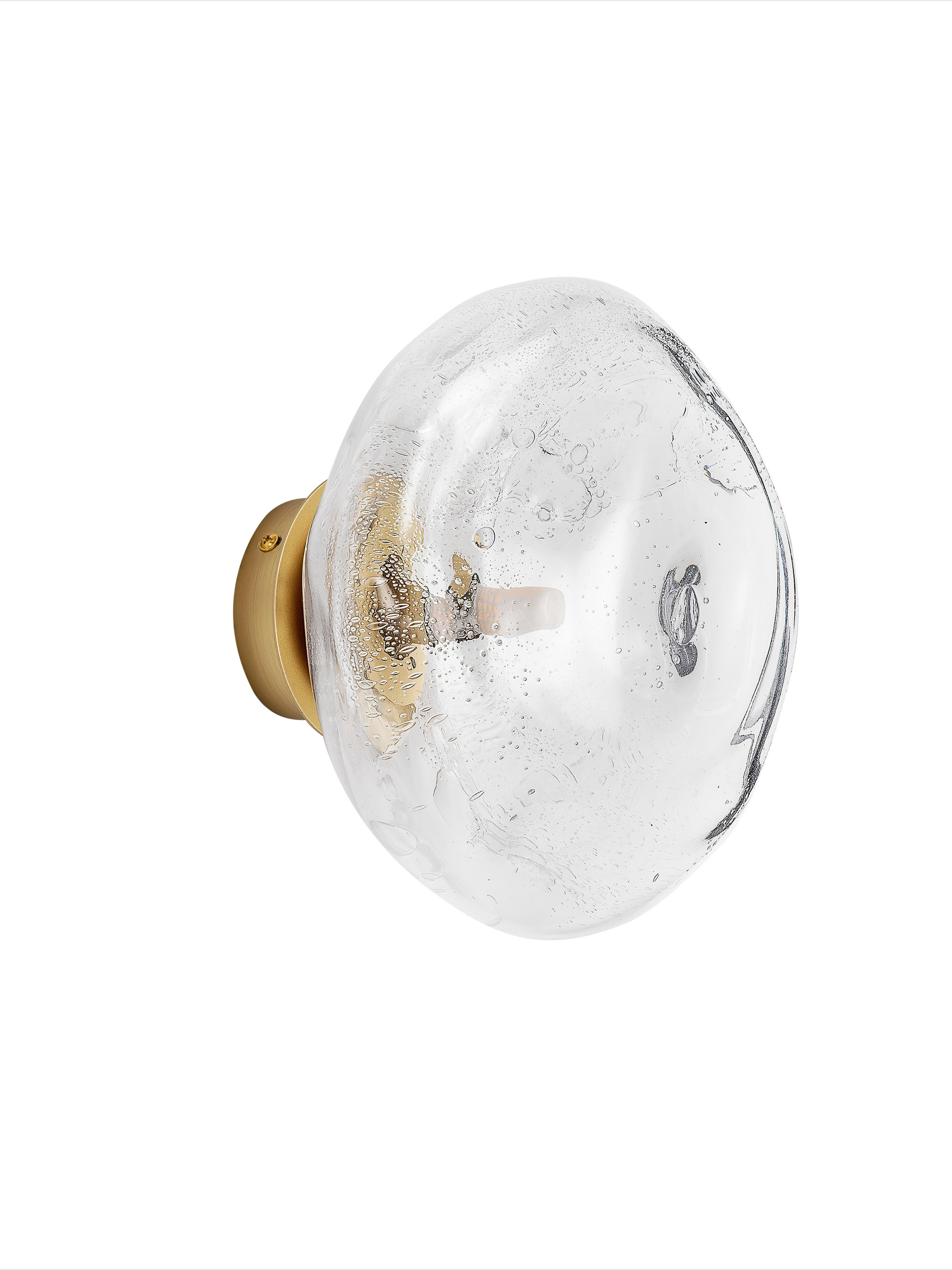 Kinkiet nowoczesny Luces Exclusivas NAYARIT, złoty, 1 × G9, Ø 26 cm – LE44933 - obrazek 2