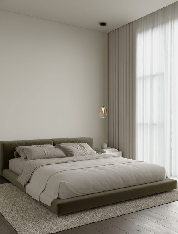 Lampa wisząca nowoczesna Luces Exclusivas JAREVIA, czarno-bursztynowa, LED 3 W 3000 K, Ø 16 cm – LE45125