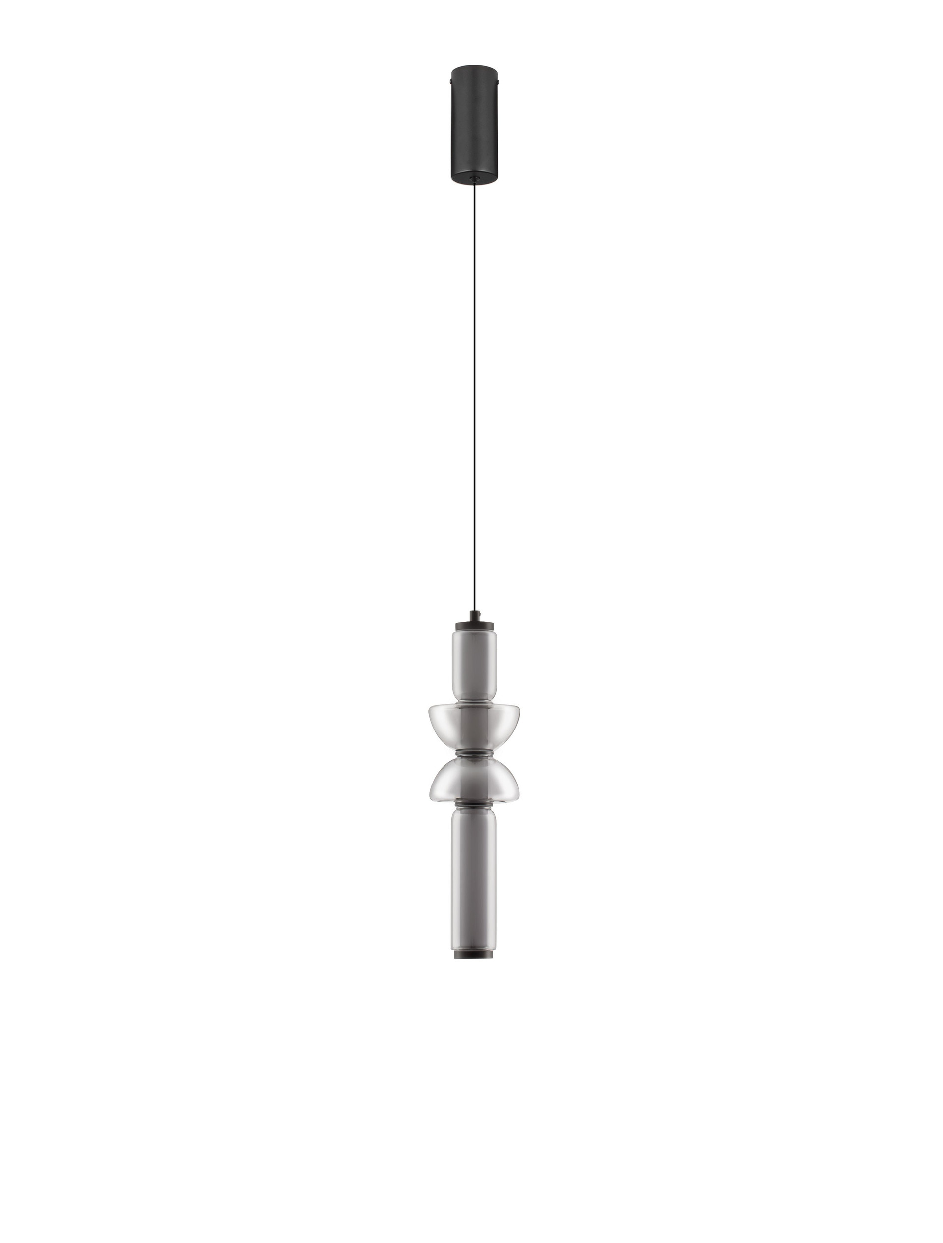 Lampa wisząca nowoczesna Luces Exclusivas GLORICA, szara, LED 15 W 3000 K, Ø 12 cm – LE45191 - obrazek 2