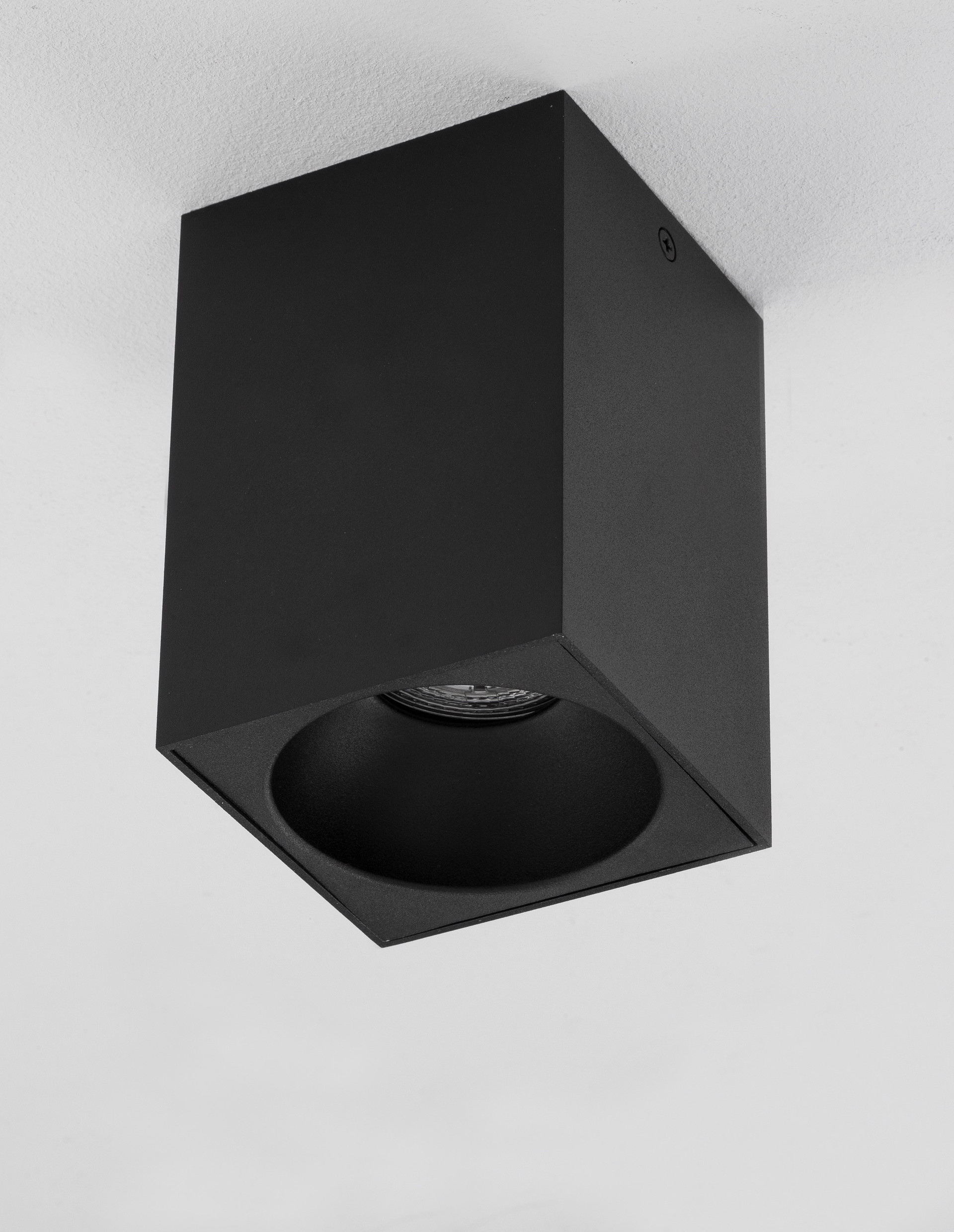 Reflektor sufitowy minimalistyczny Luces Exclusivas CARIPITO, czarny, 1 × GU10, szer. 9,5 cm – LE61447 - obrazek 3