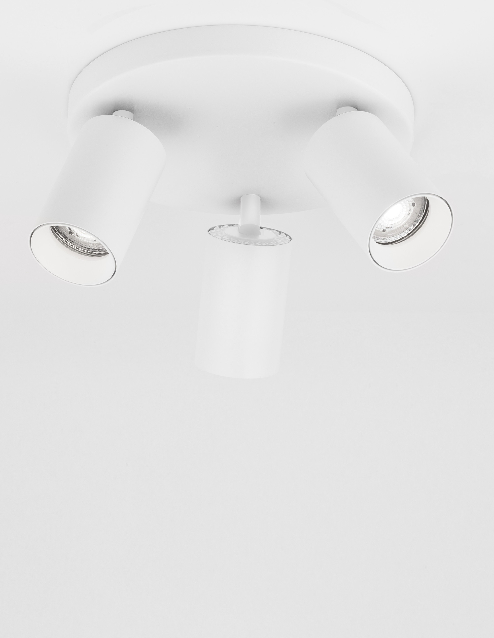 Reflektor sufitowy nowoczesny Luces Exclusivas CLORINDA, biały, 3 × GU10, Ø 22 cm – LE61464 - obrazek 3