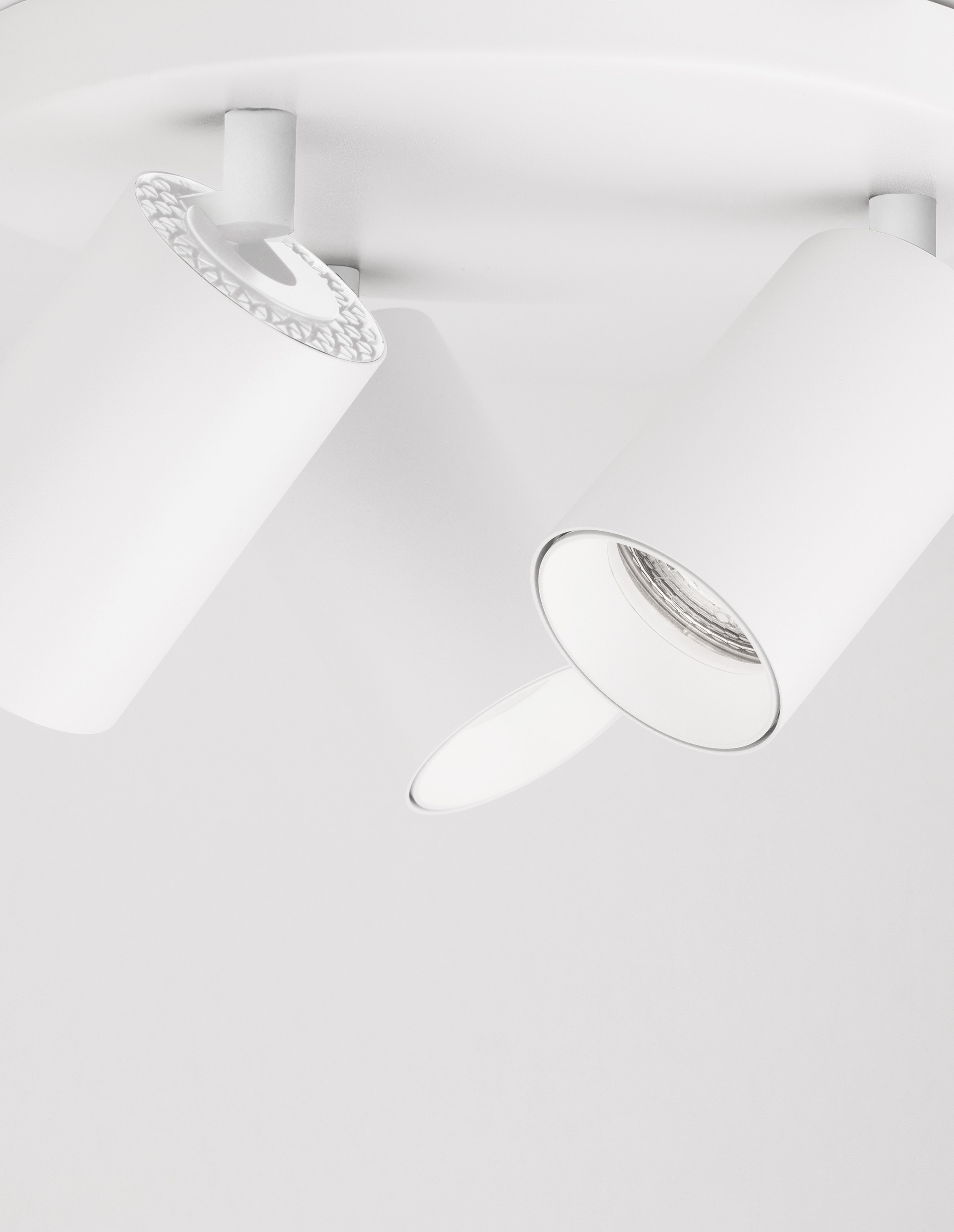 Reflektor sufitowy nowoczesny Luces Exclusivas CLORINDA, biały, 3 × GU10, Ø 22 cm – LE61464 - obrazek 8