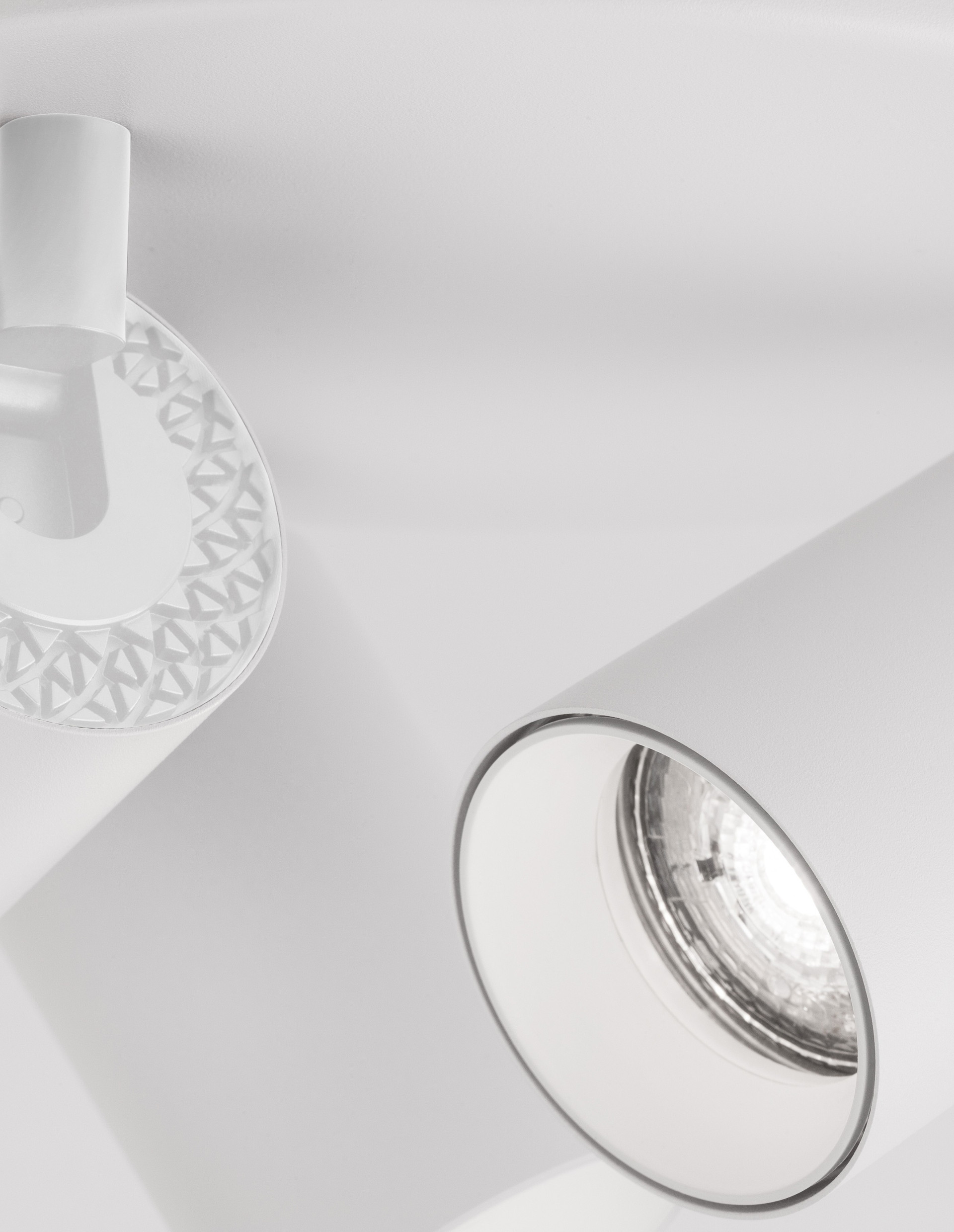 Reflektor sufitowy nowoczesny Luces Exclusivas CLORINDA, biały, 3 × GU10, Ø 22 cm – LE61464 - obrazek 9