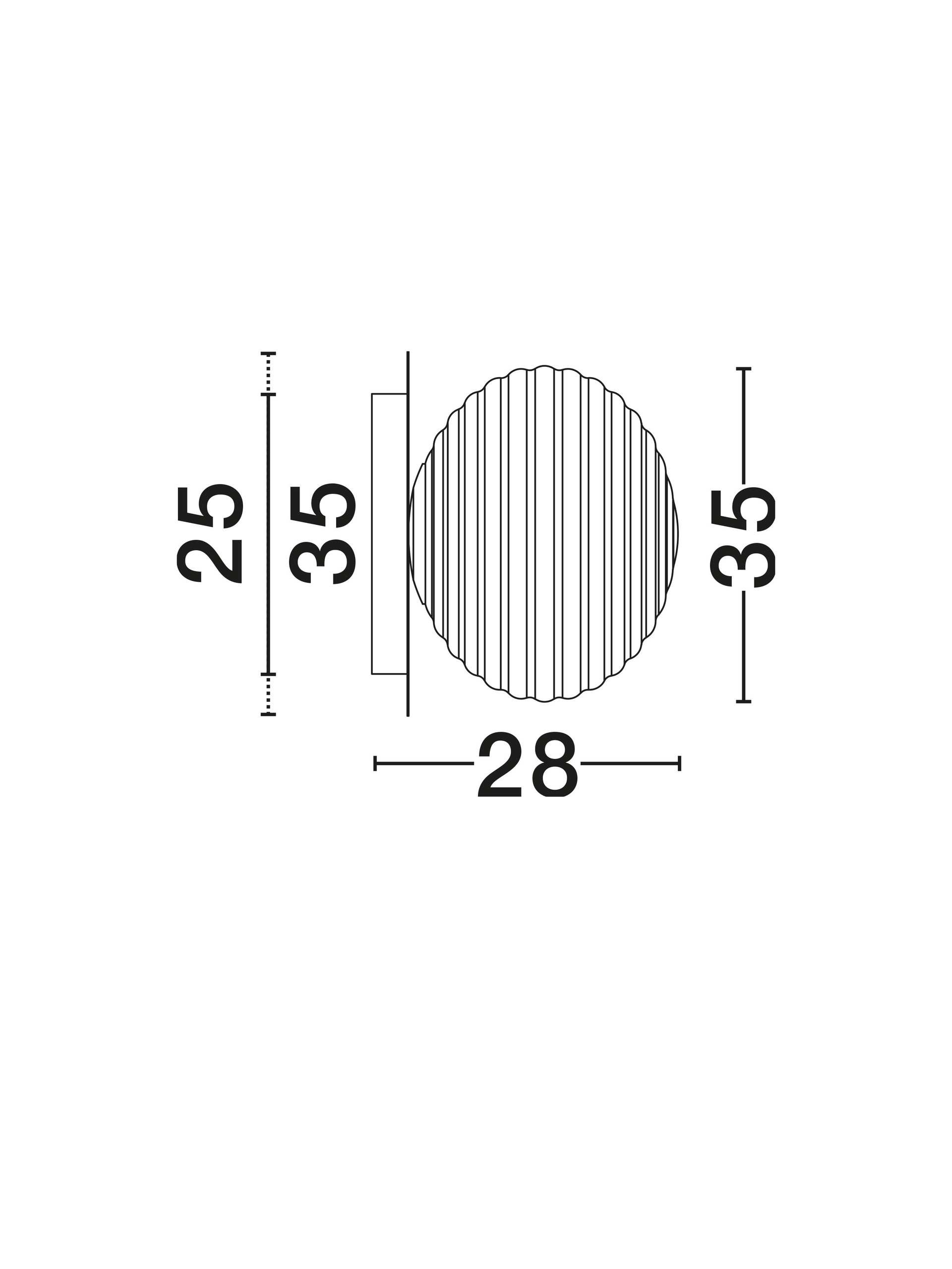 Kinkiet nowoczesny Luces Exclusivas BALAJU, biało-złoty, 1 × E27, Ø 35 cm – LE43685 - obrazek 6