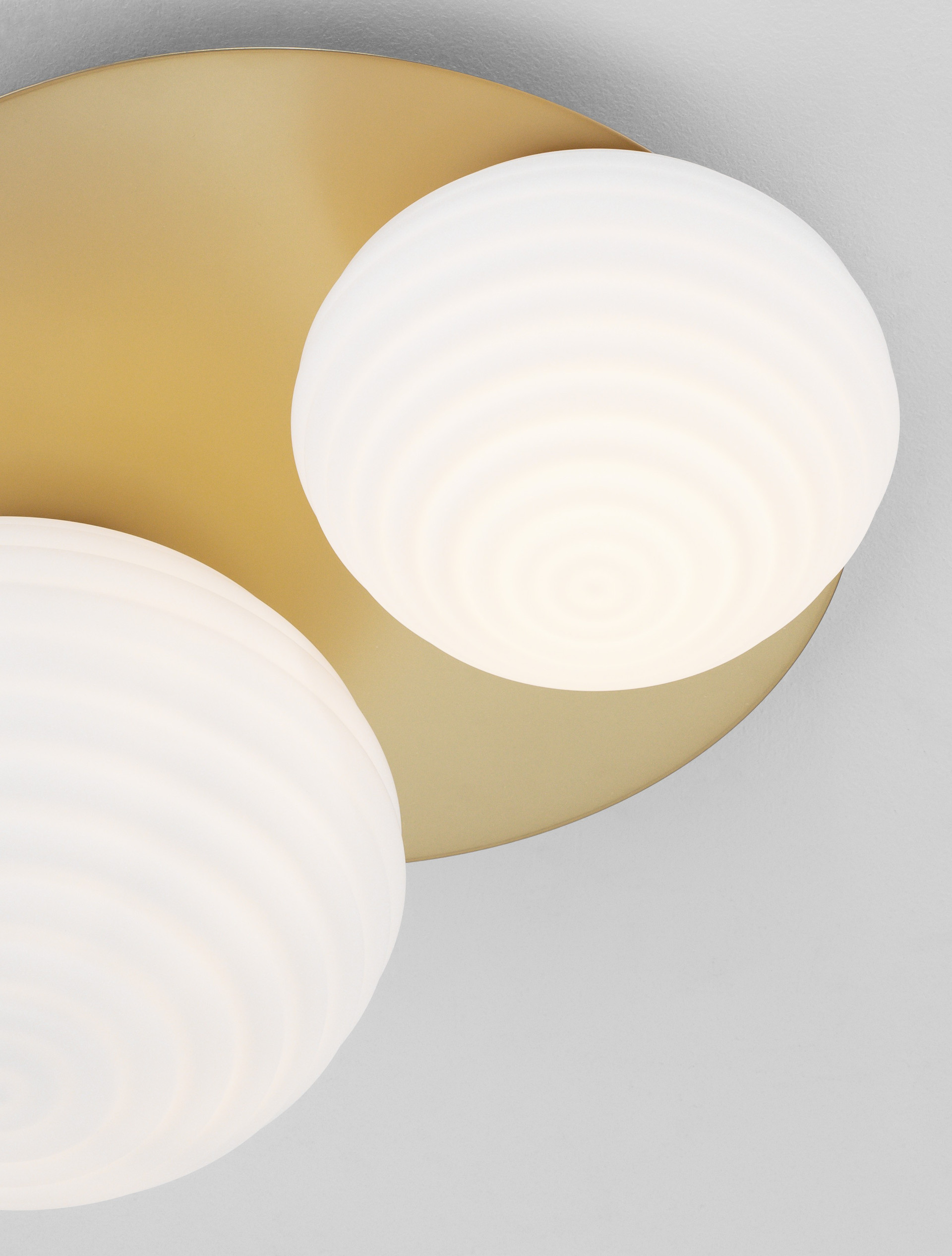 Plafon nowoczesny Luces Exclusivas BALAJU, biało-złoty, 1 × E27 / E14, szer. 35 cm – LE43682 - obrazek 6