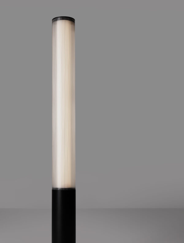 Słupek ogrodowy minimalistyczny Luces Exclusivas MONSECA, czarny, LED 25 W 3000 K, wys. 105 cm – LE75105