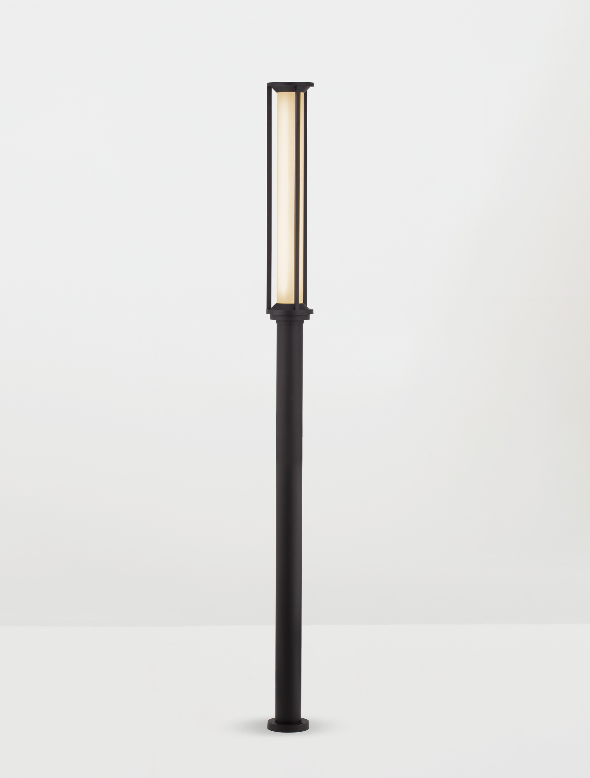 Słupek ogrodowy minimalistyczny Luces Exclusivas ONOFRE, czarny, LED 16 W 3000 K, wys. 222 cm – LE73687 - obrazek 10